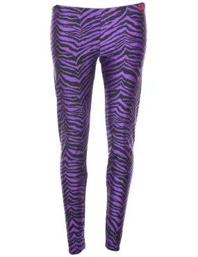Animal Print Trousers - W28 L29