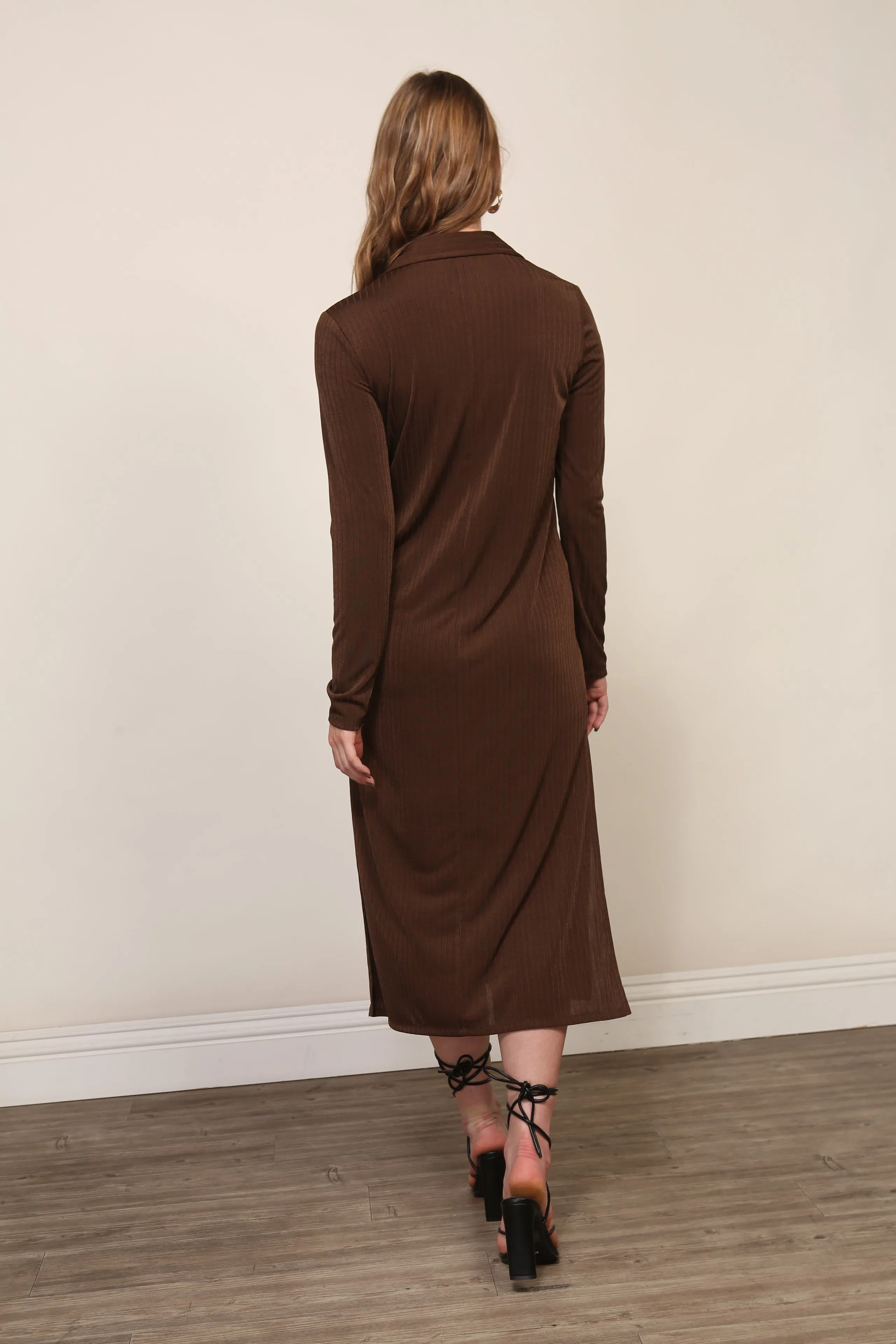 CAMILLA BUTTON FRONT KNIT RIBBED