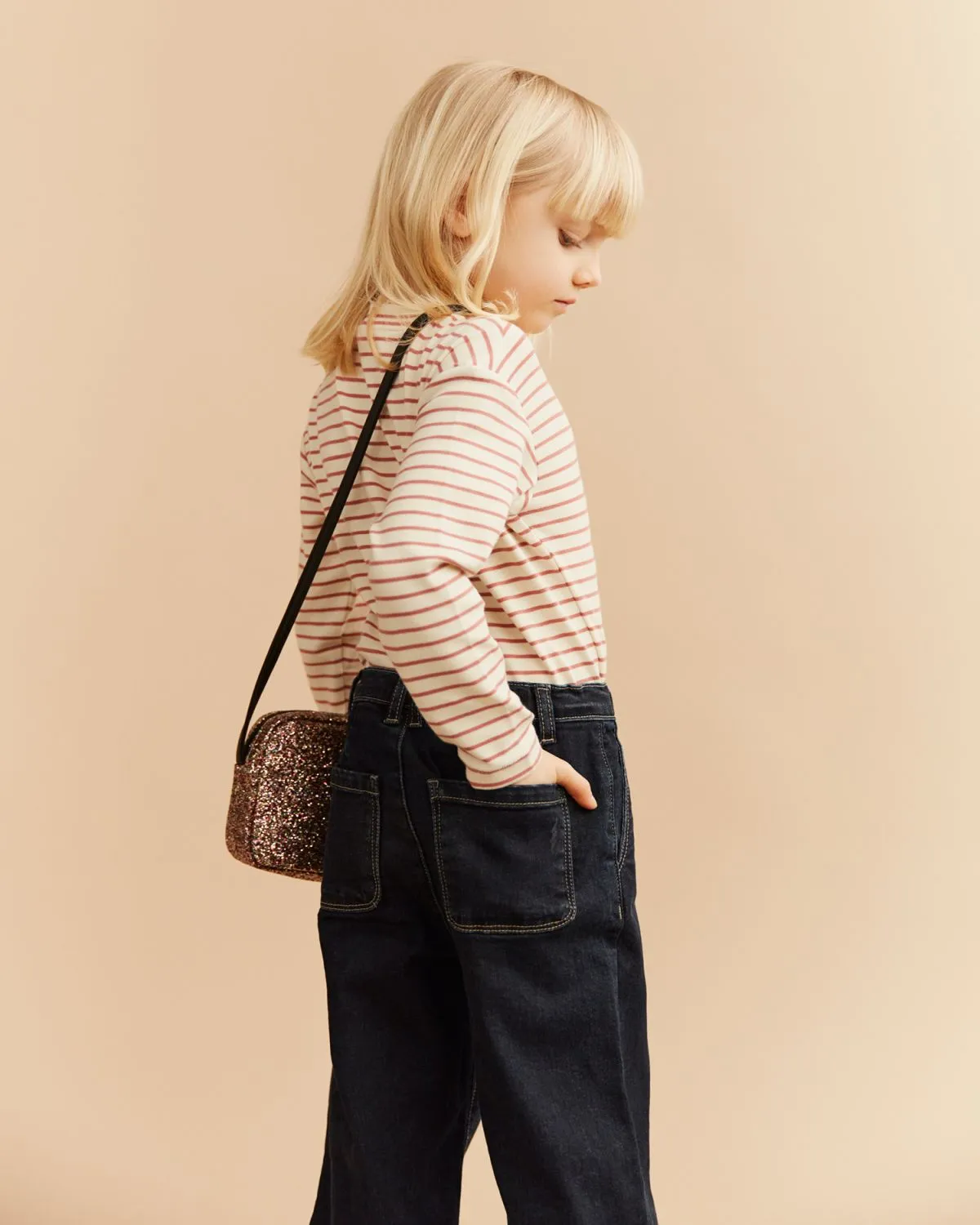 CARISK TROUSERS - Dark denim blue