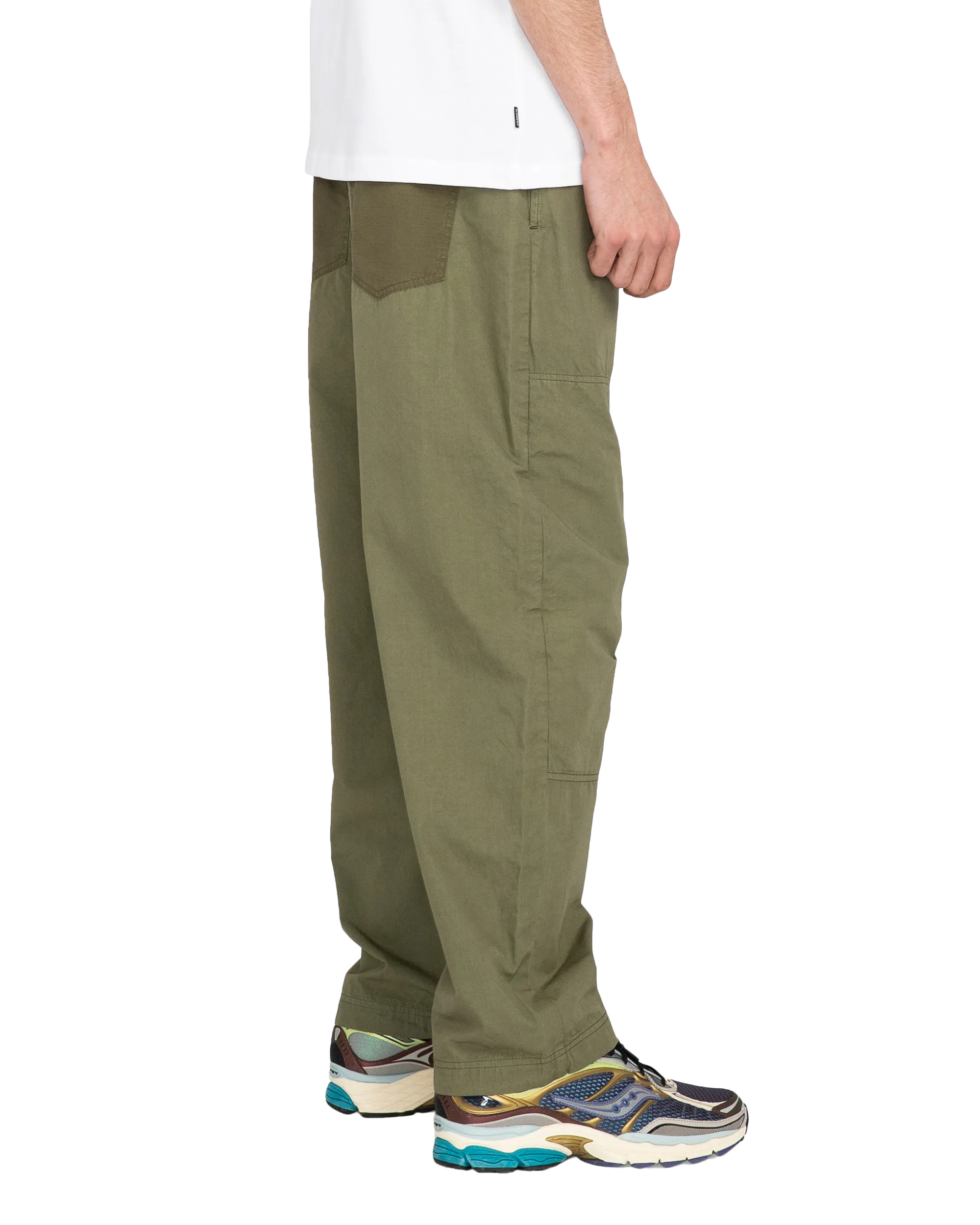 Chillin Double Knee Trousers in Beetle