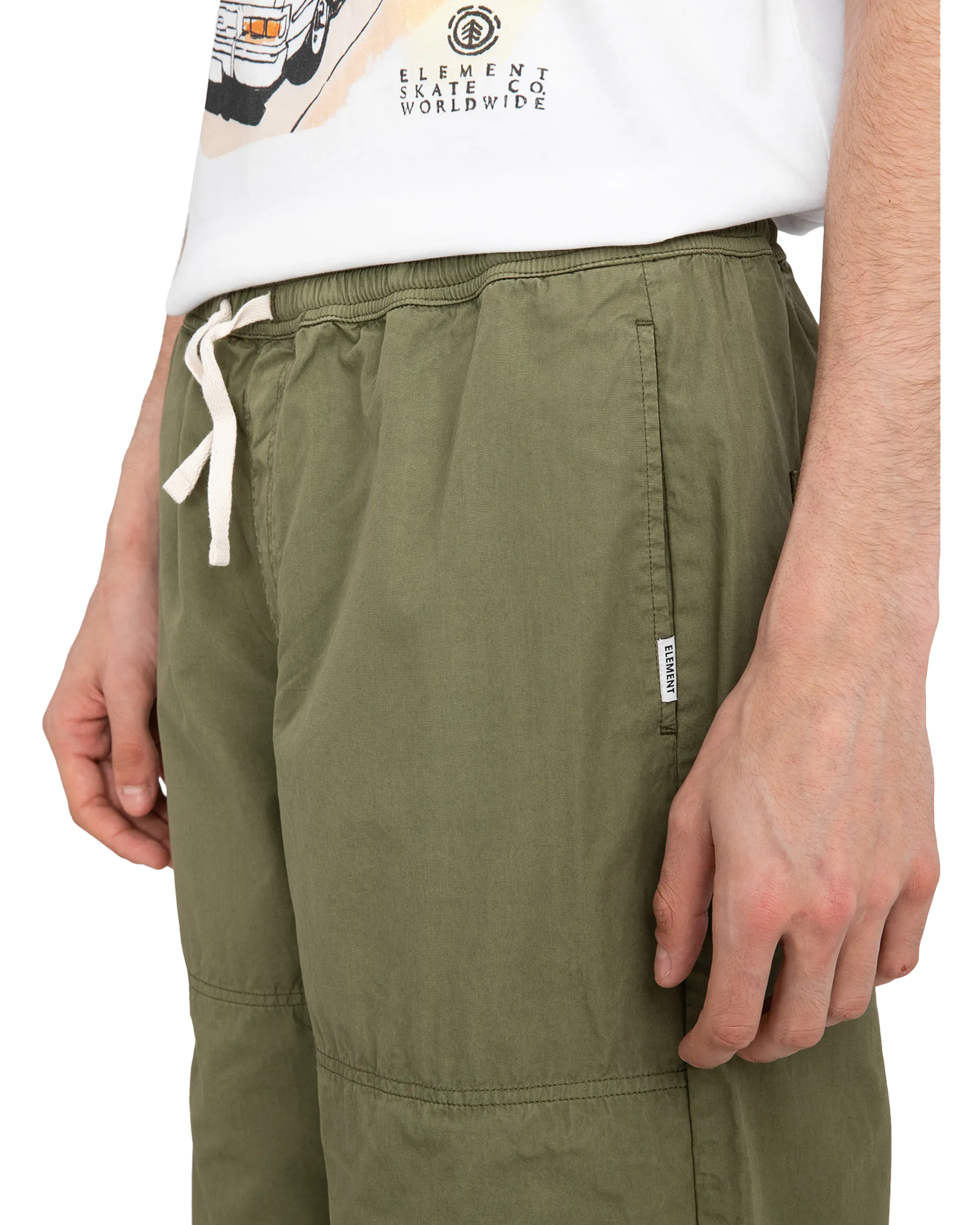 Chillin Double Knee Trousers in Beetle