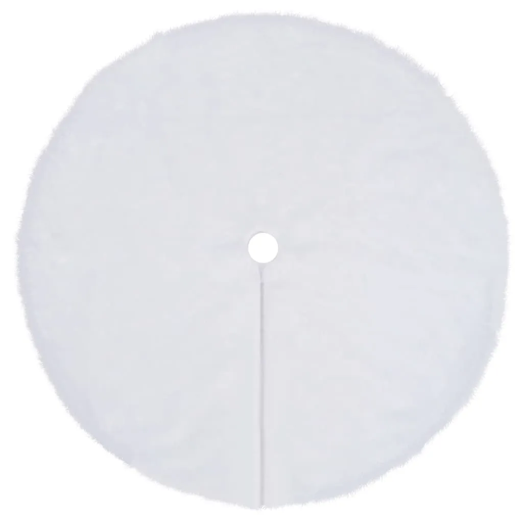 Christmas Tree Skirt White 90 cm Faux