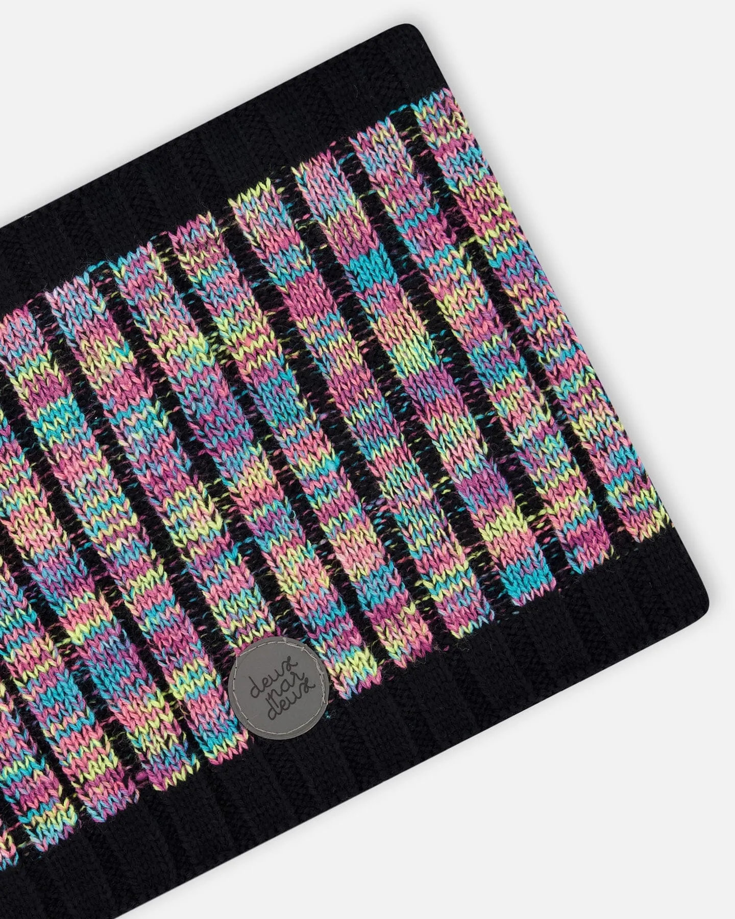 Deux par Deux Kid's Winter Knit Multico Neckwarmer