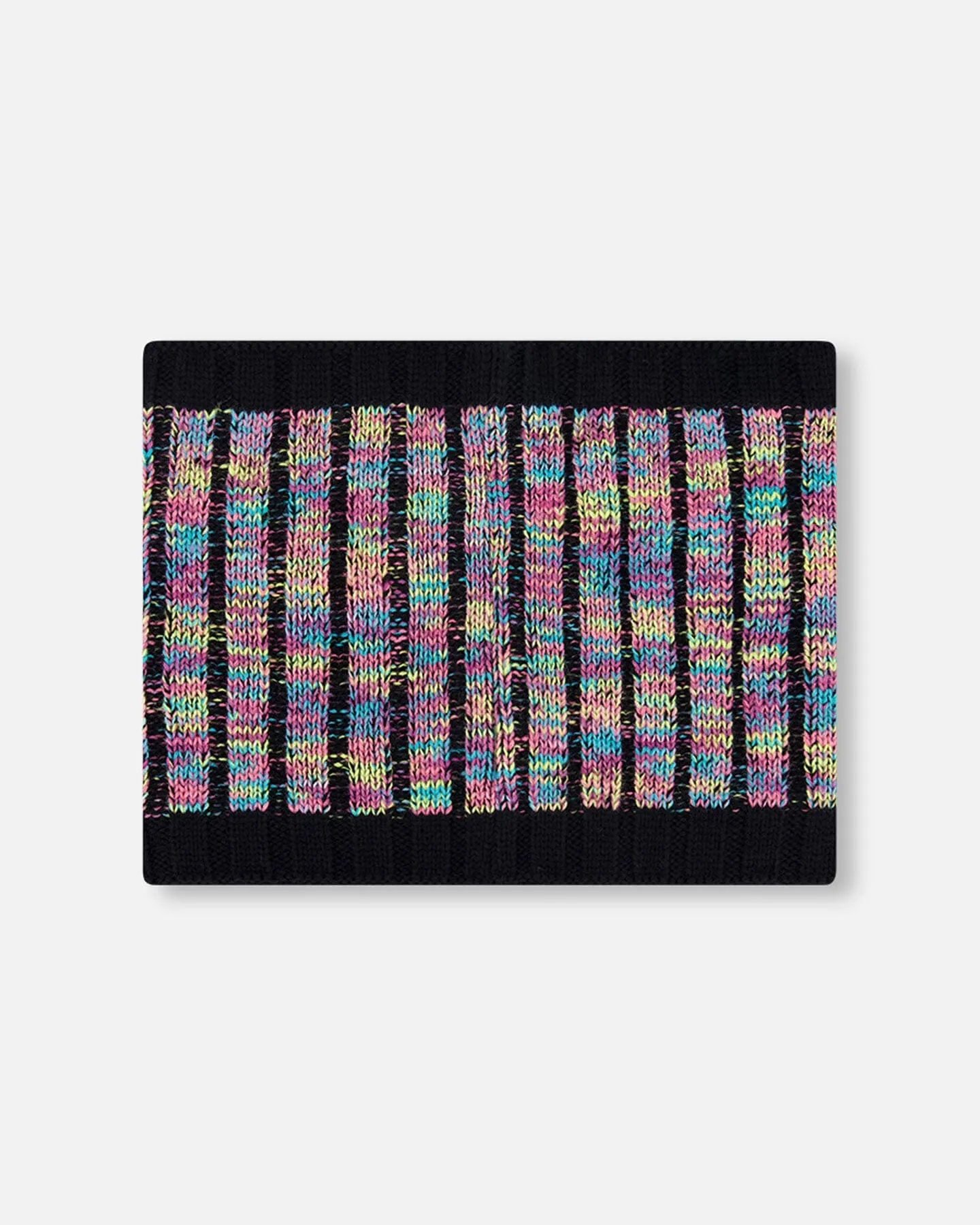 Deux par Deux Kid's Winter Knit Multico Neckwarmer