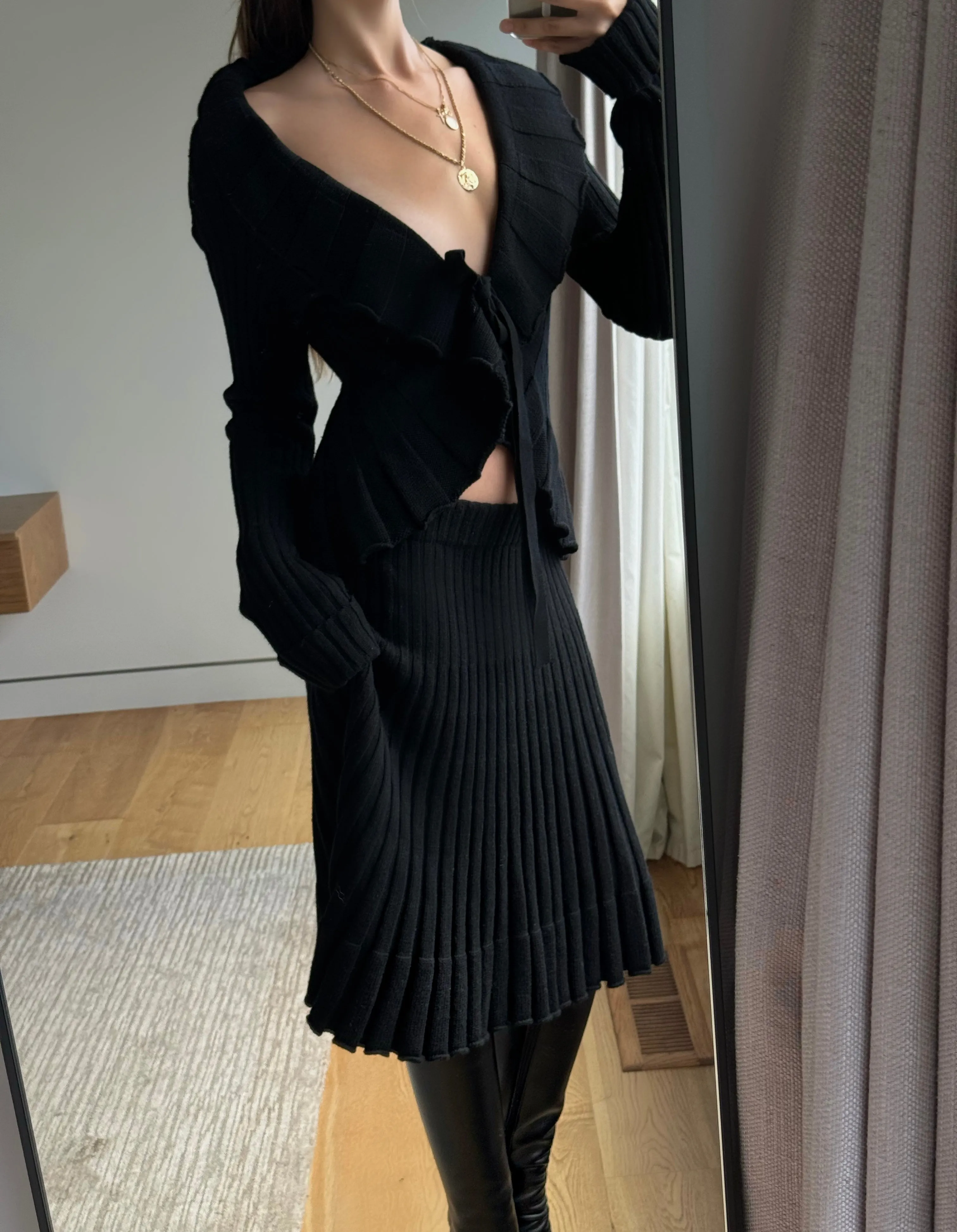 Early 2000s Valentino Roma Knit Set