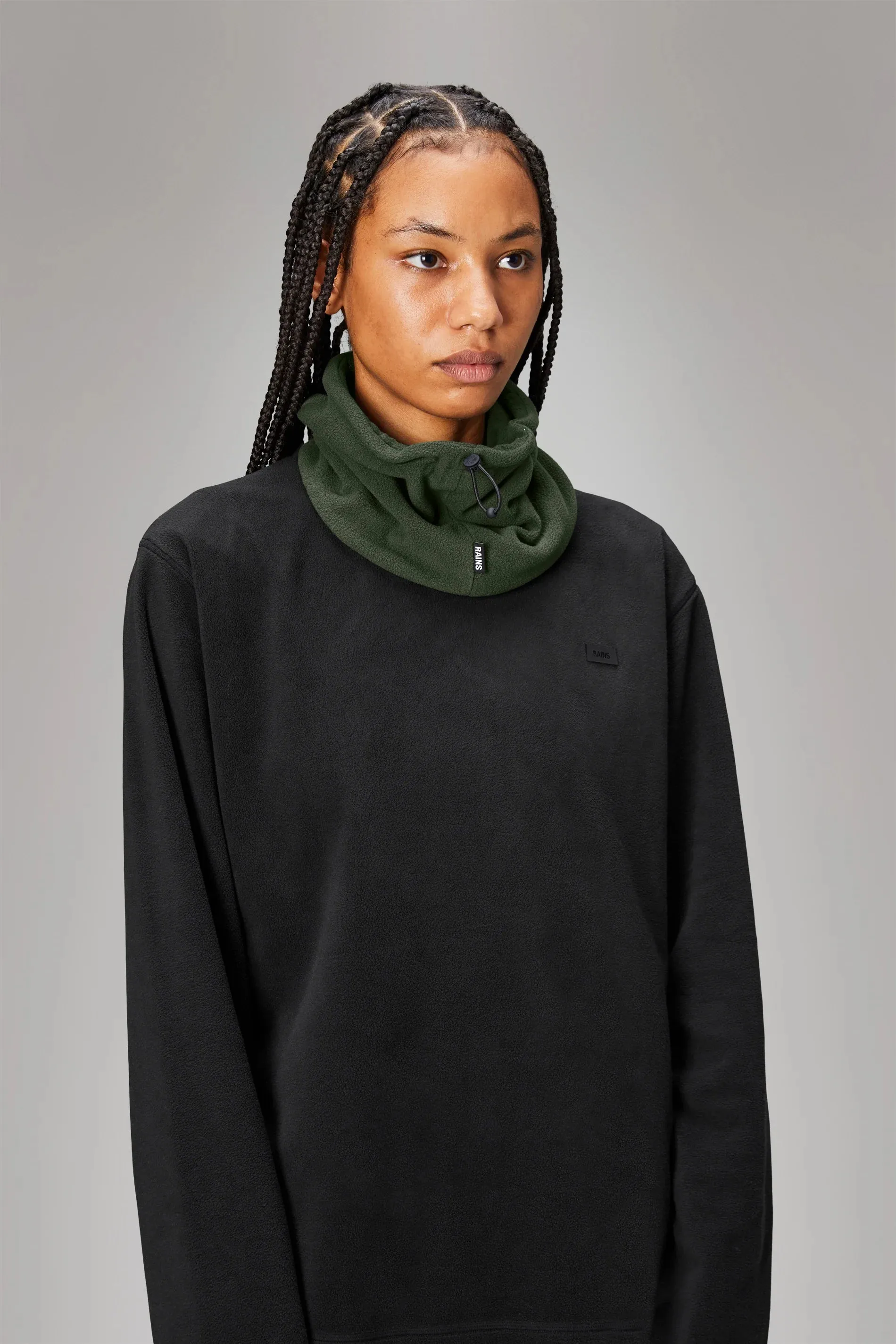 Fleece Tube Scarf T1 - Green