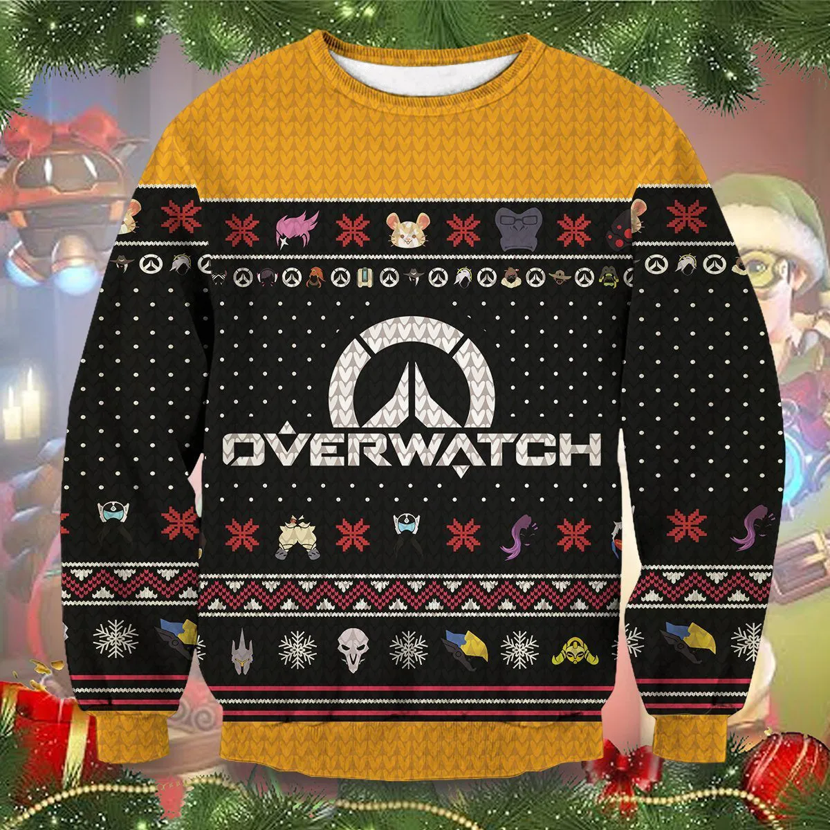 Giftngon - Ultimate Overwatch Christmas Unisex Wool Sweater