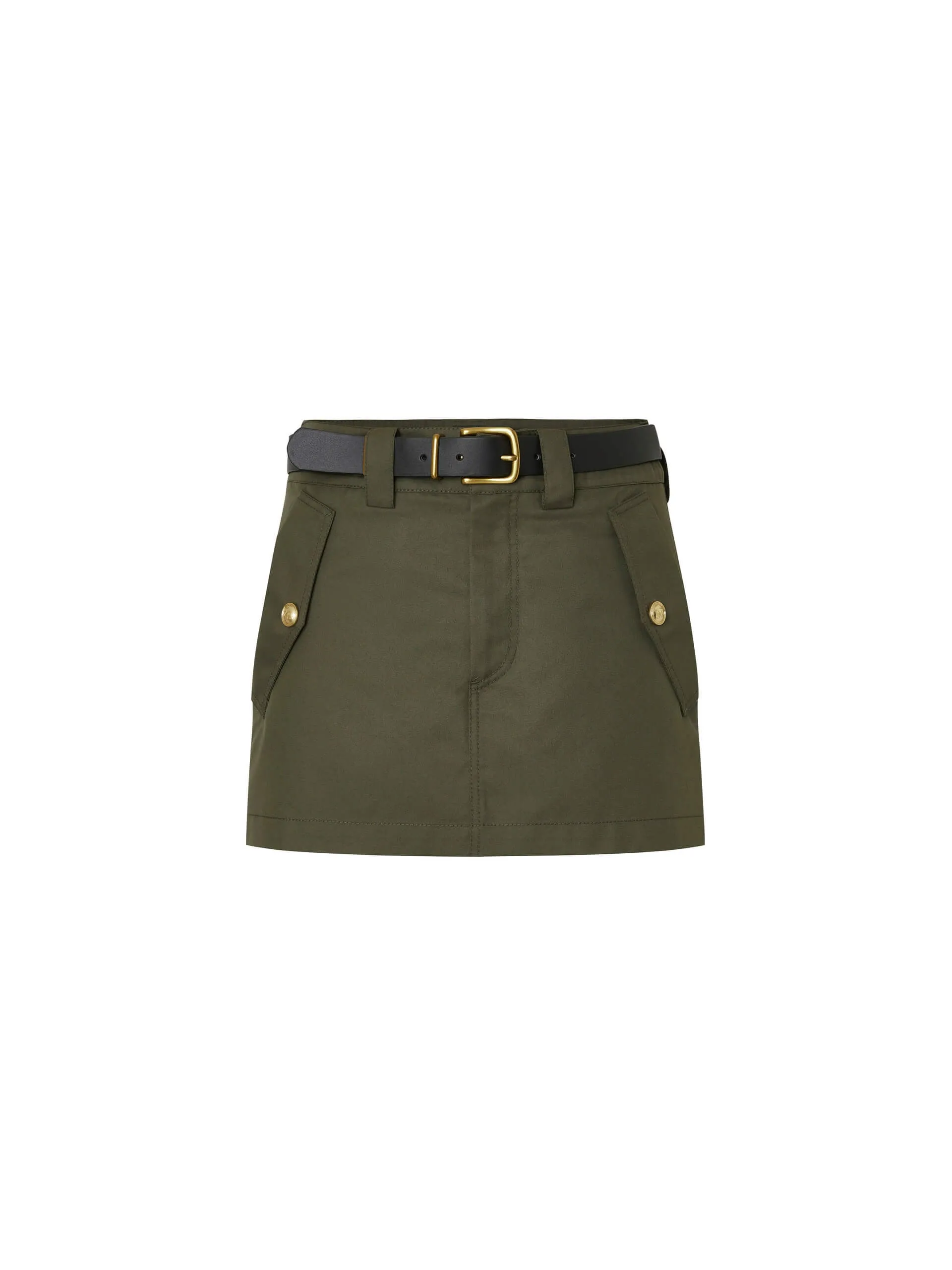 Include Belted Low Waist Skirt