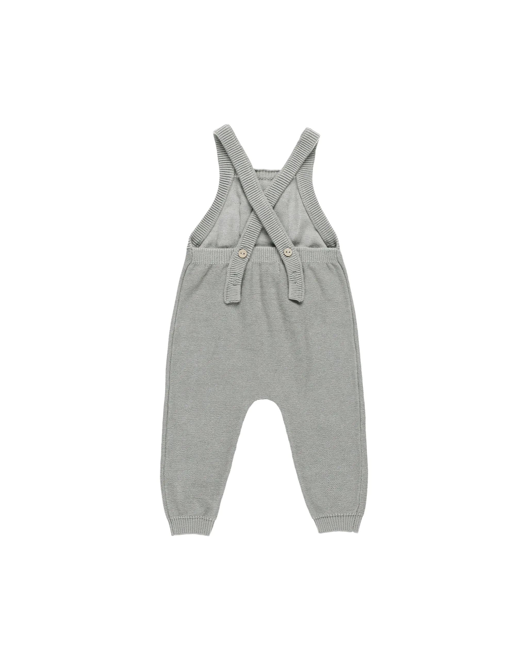 Knit Overall || Dusty Blue