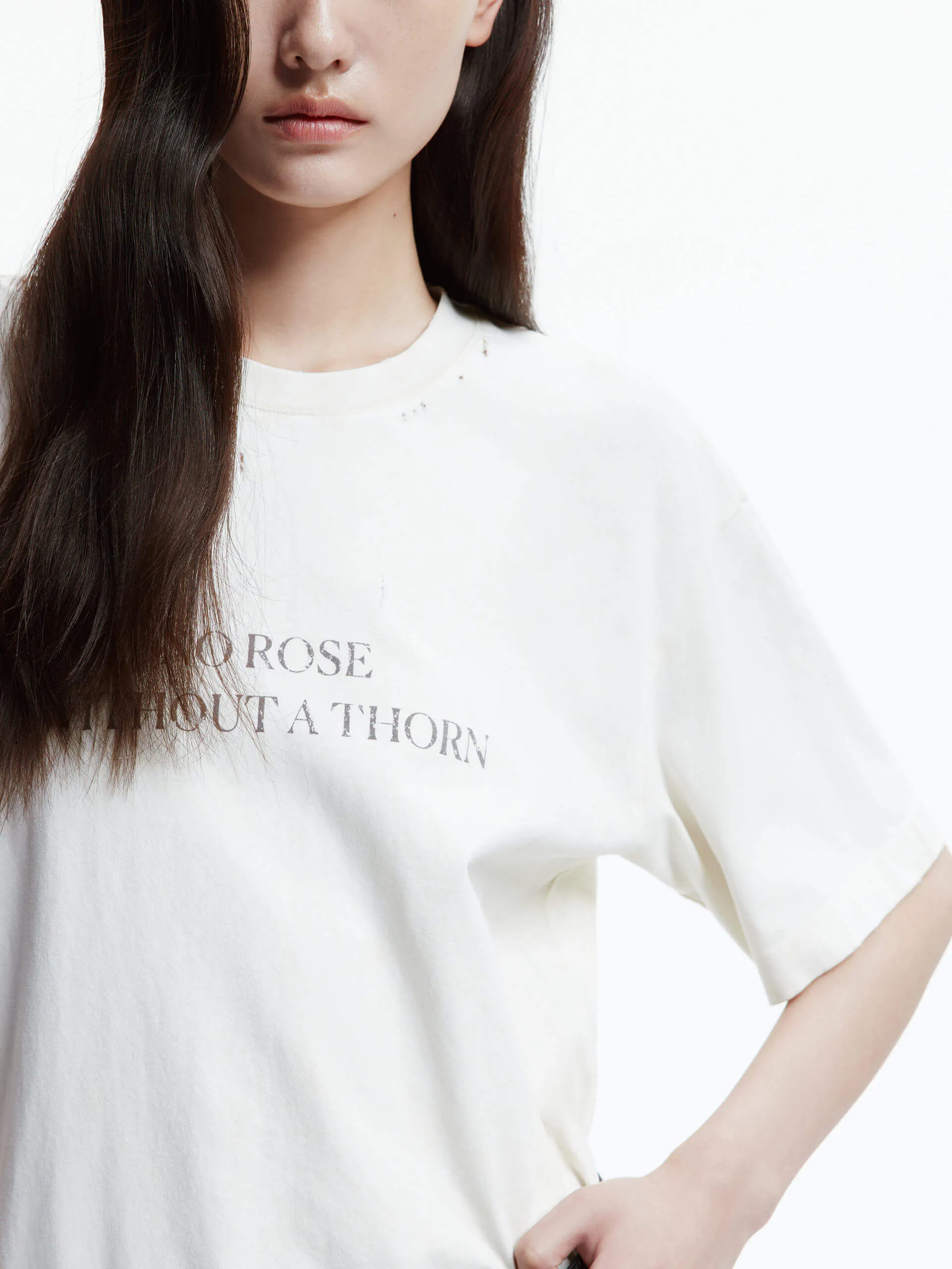 Letter Print Loose T-shirt