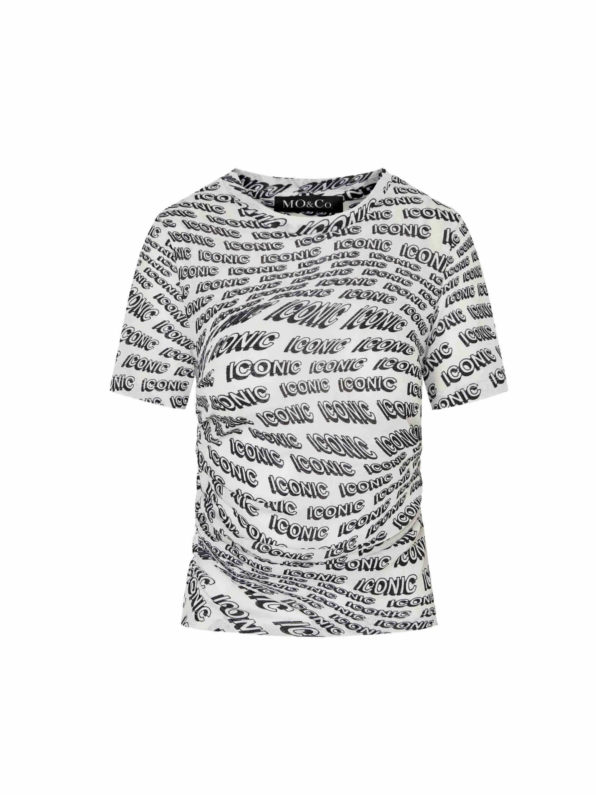 Letter Print Slim Fit T-shirt