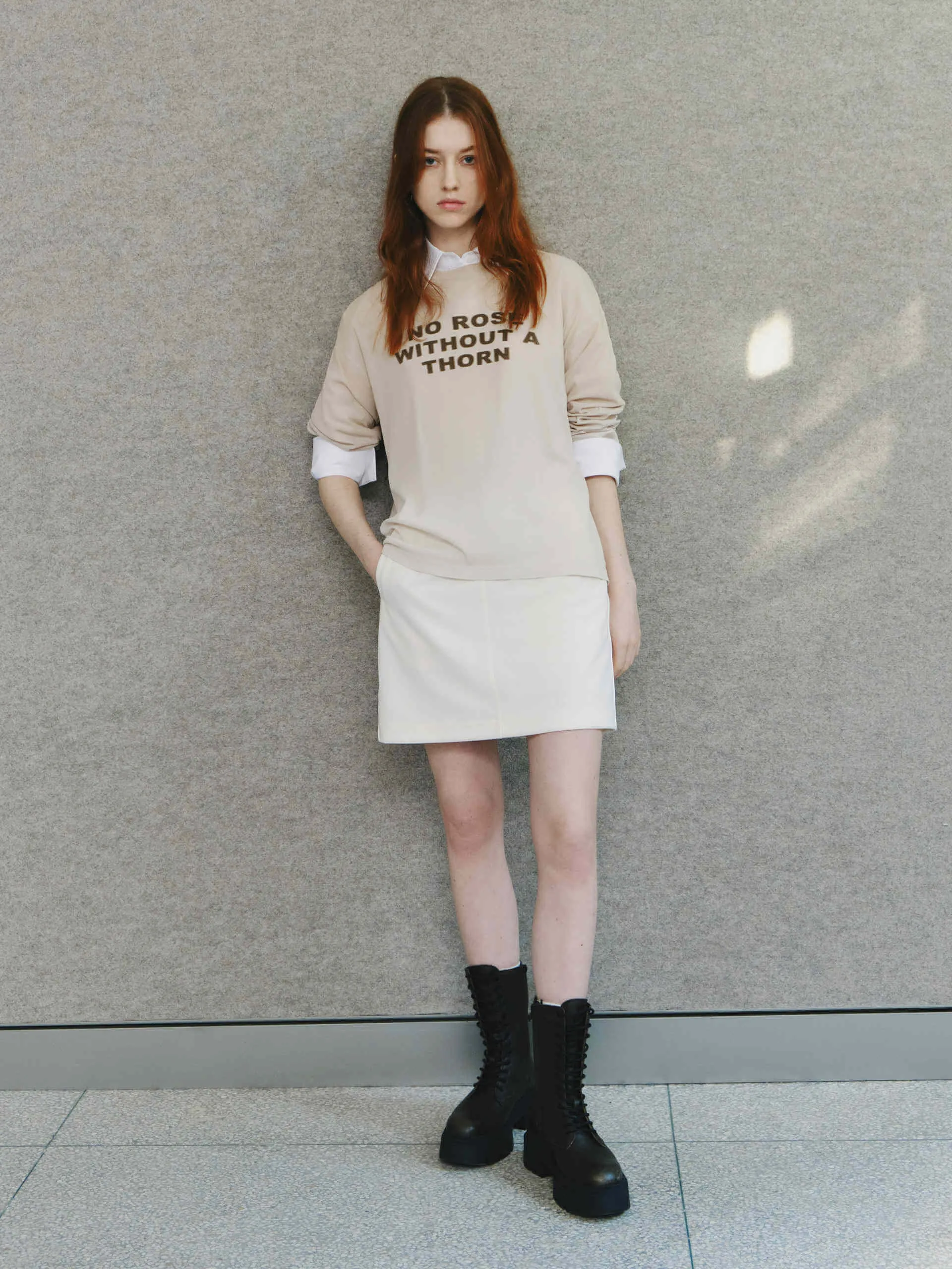 Long Sleeve Letter T-shirt