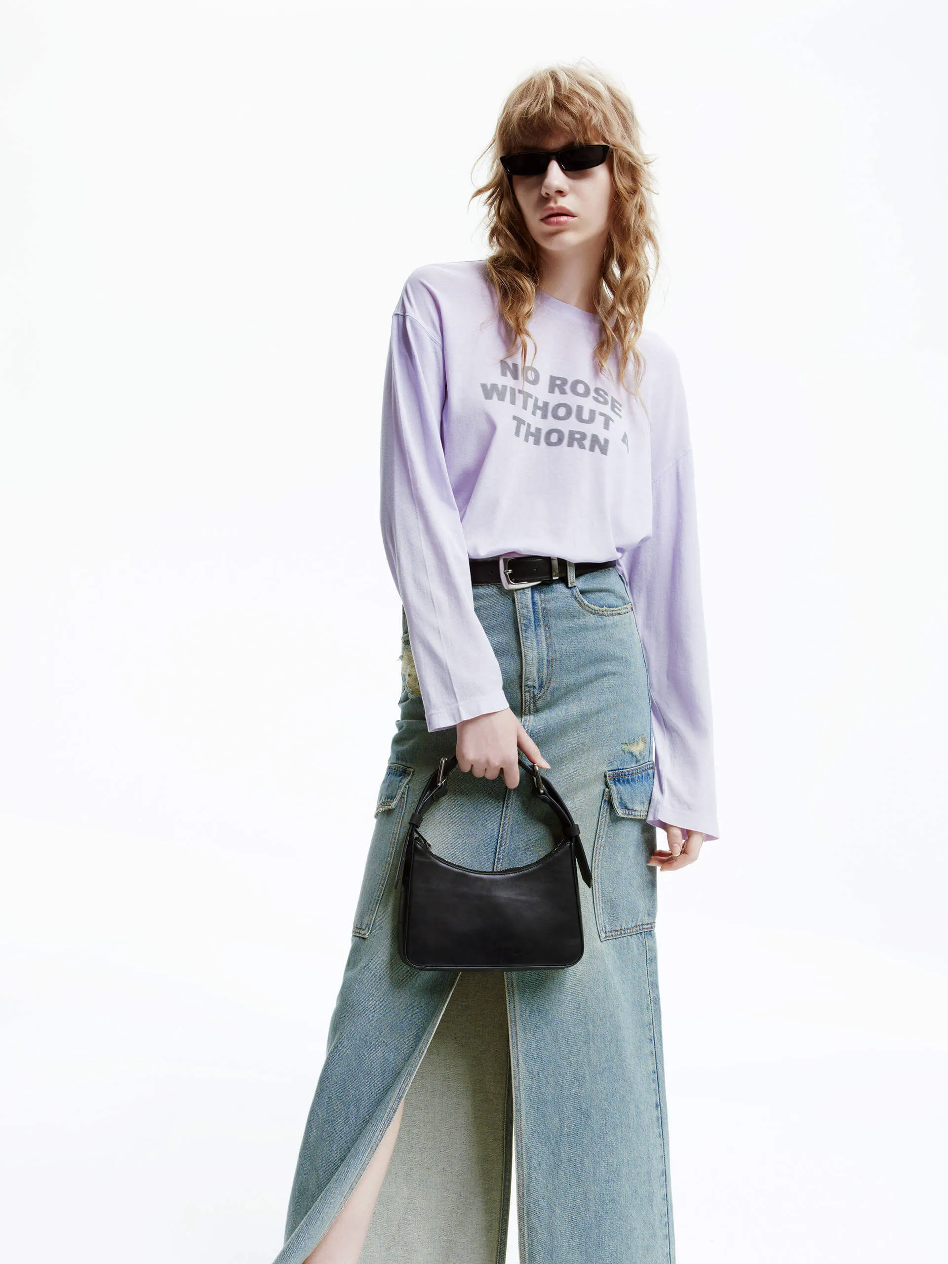 Long Sleeve Letter T-shirt