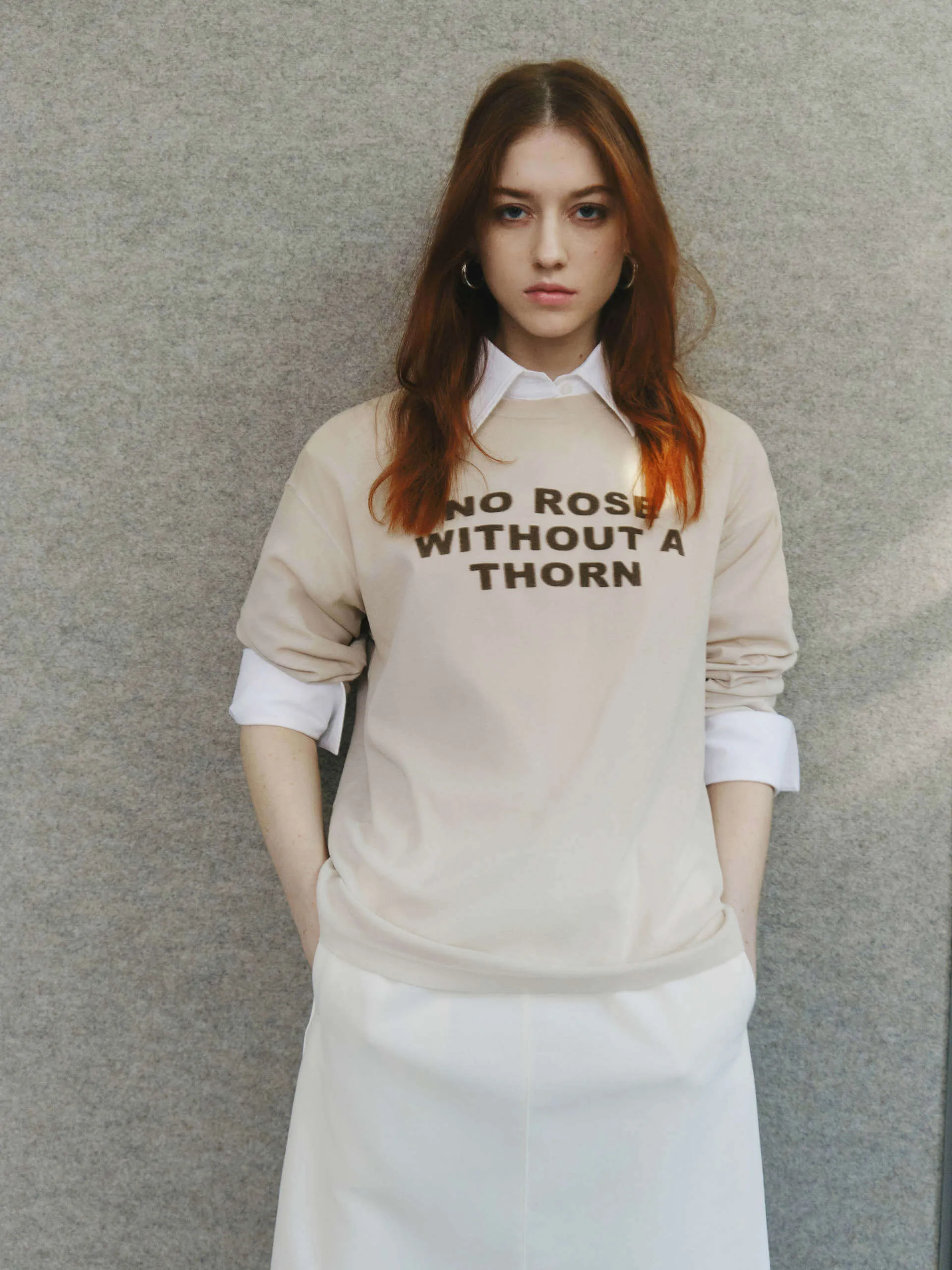 Long Sleeve Letter T-shirt