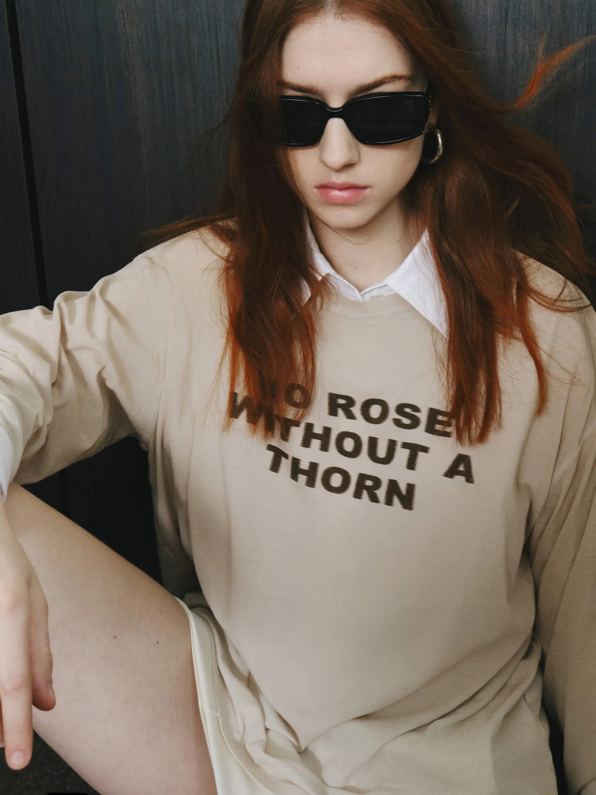 Long Sleeve Letter T-shirt