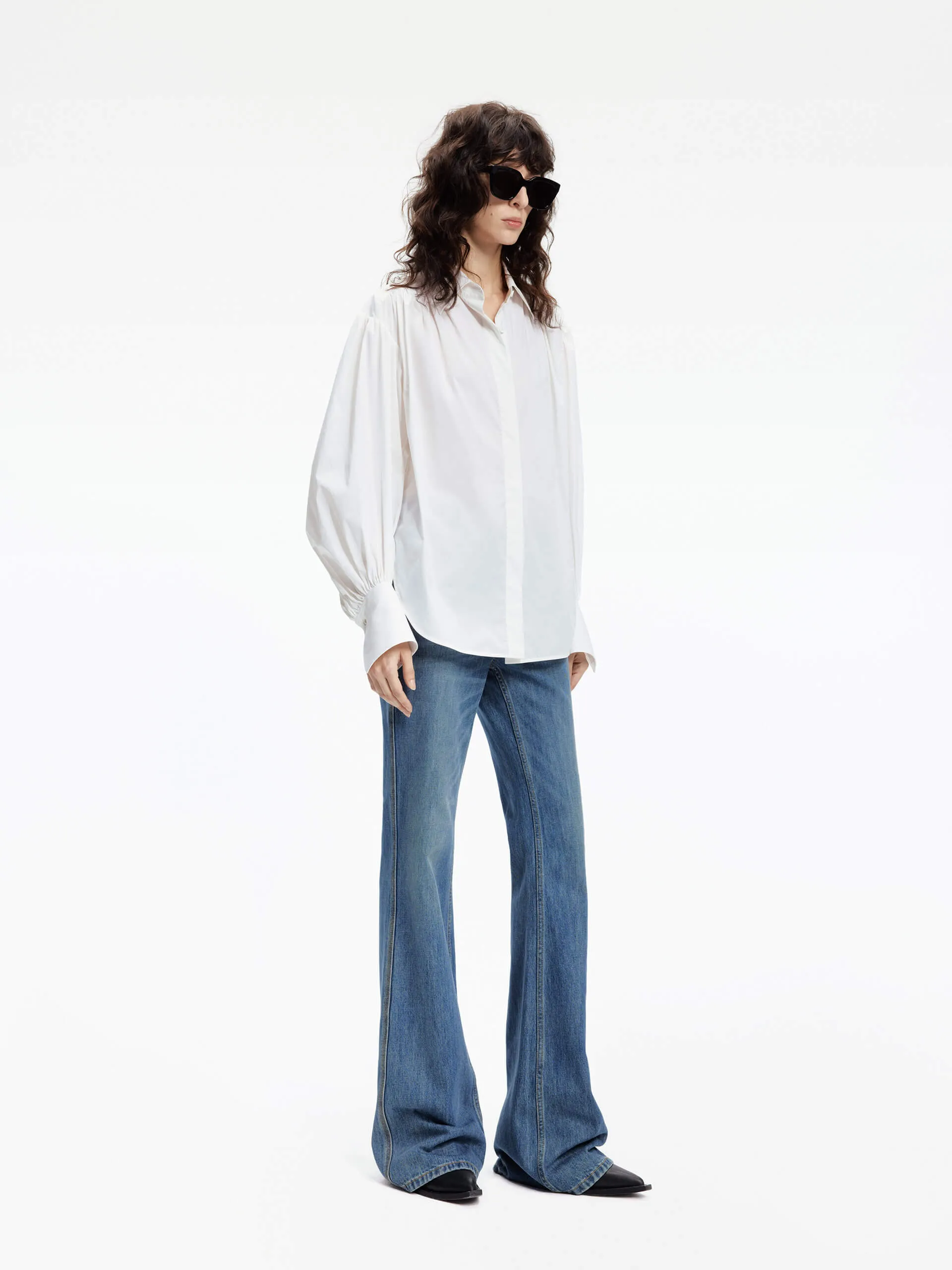 Loose Puff Sleeves Shirt