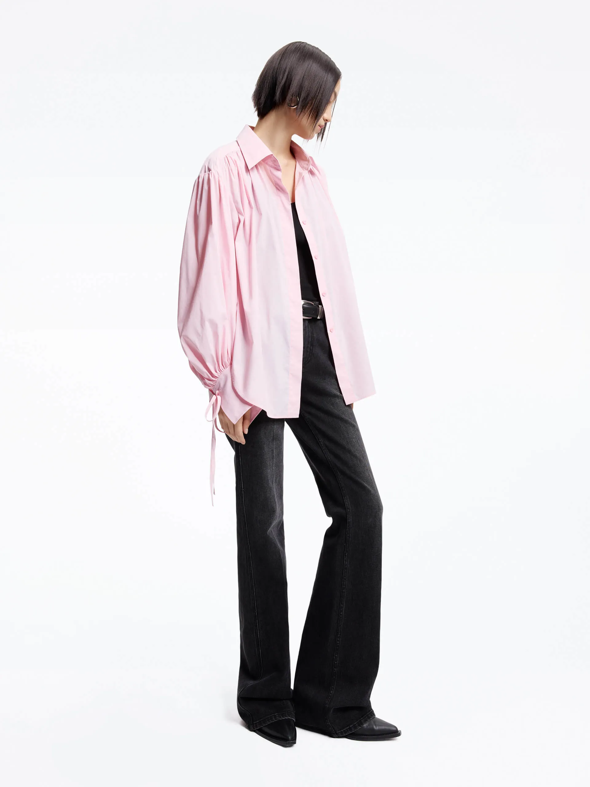 Loose Puff Sleeves Shirt