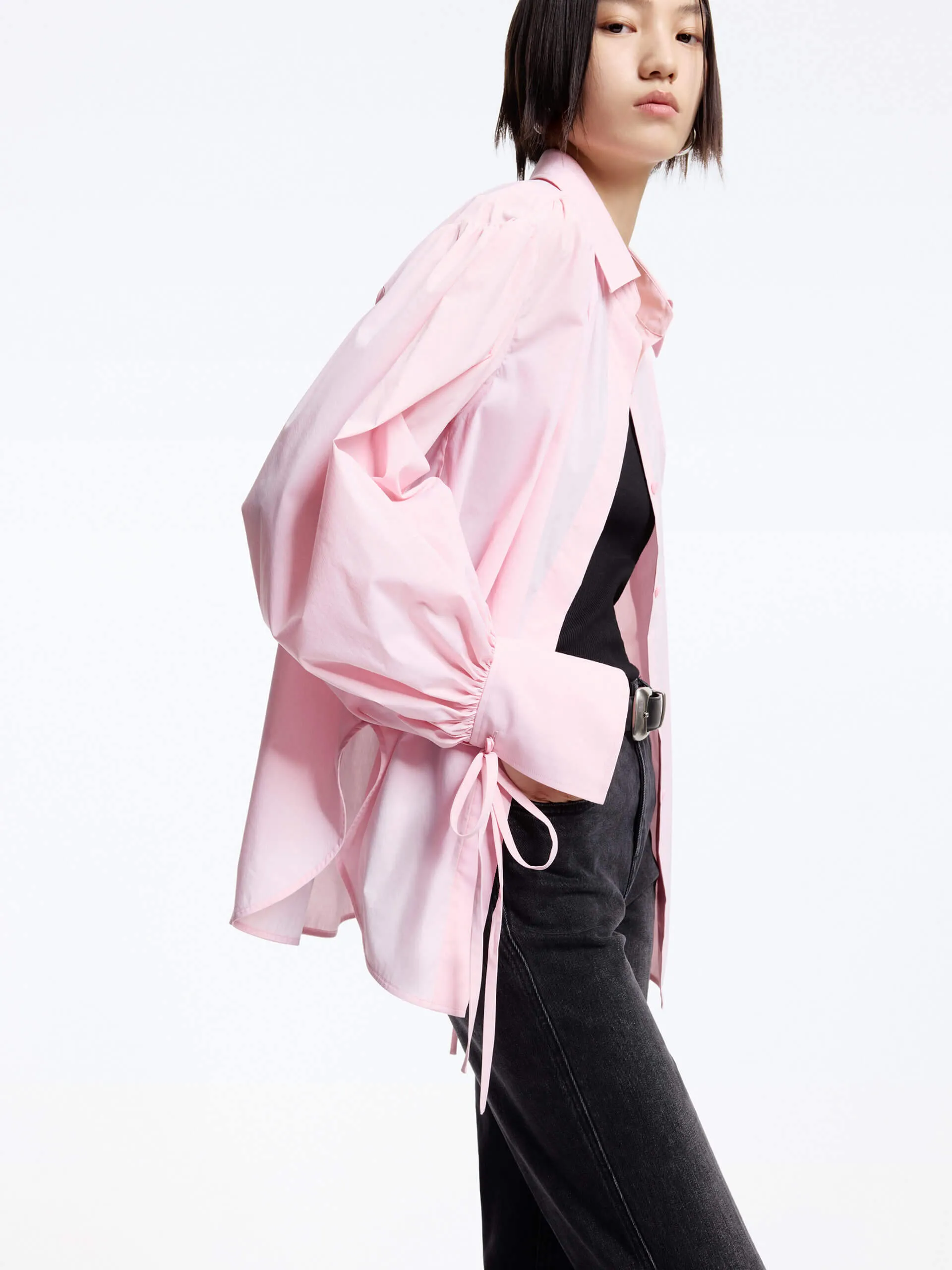 Loose Puff Sleeves Shirt