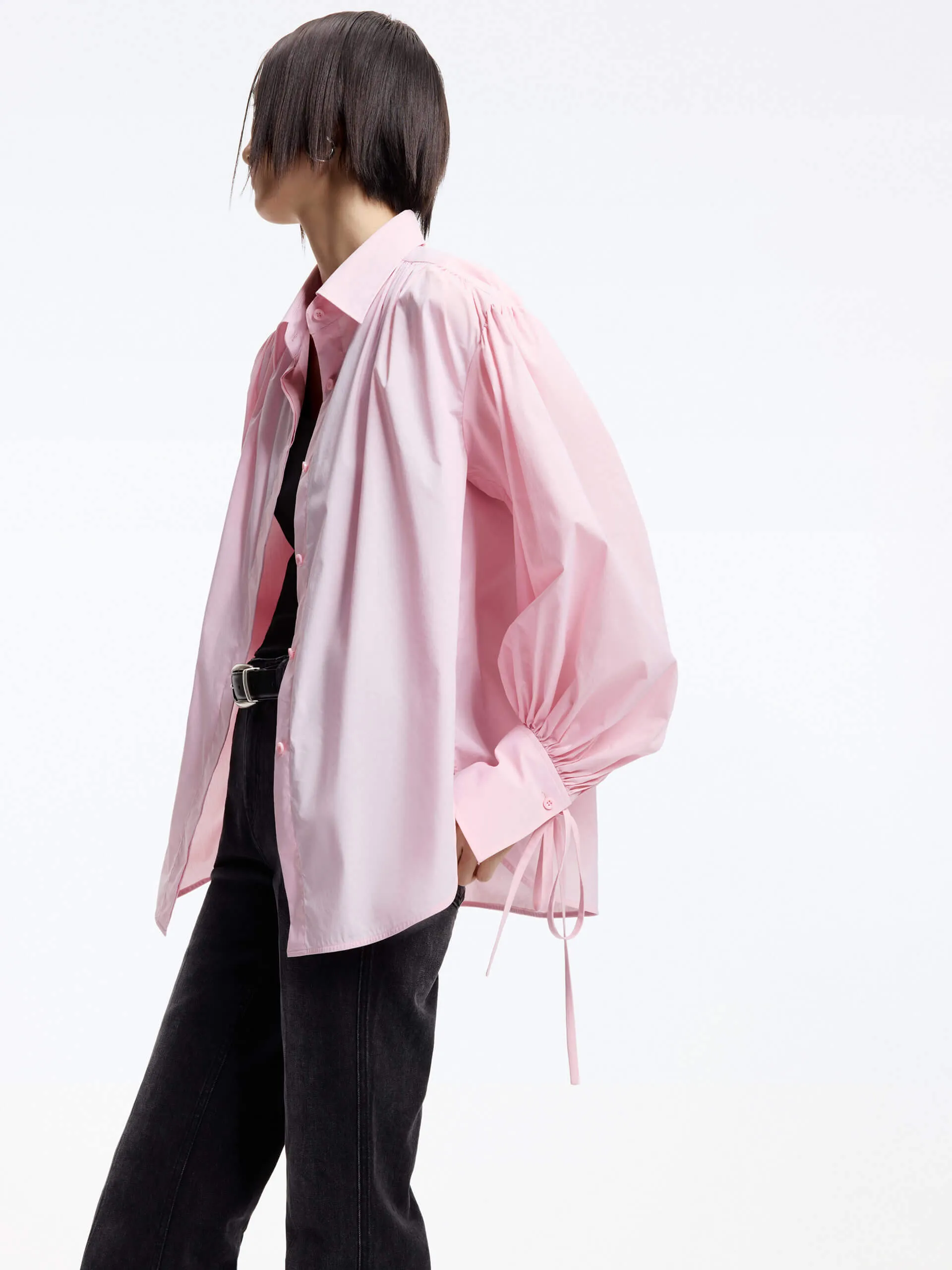 Loose Puff Sleeves Shirt