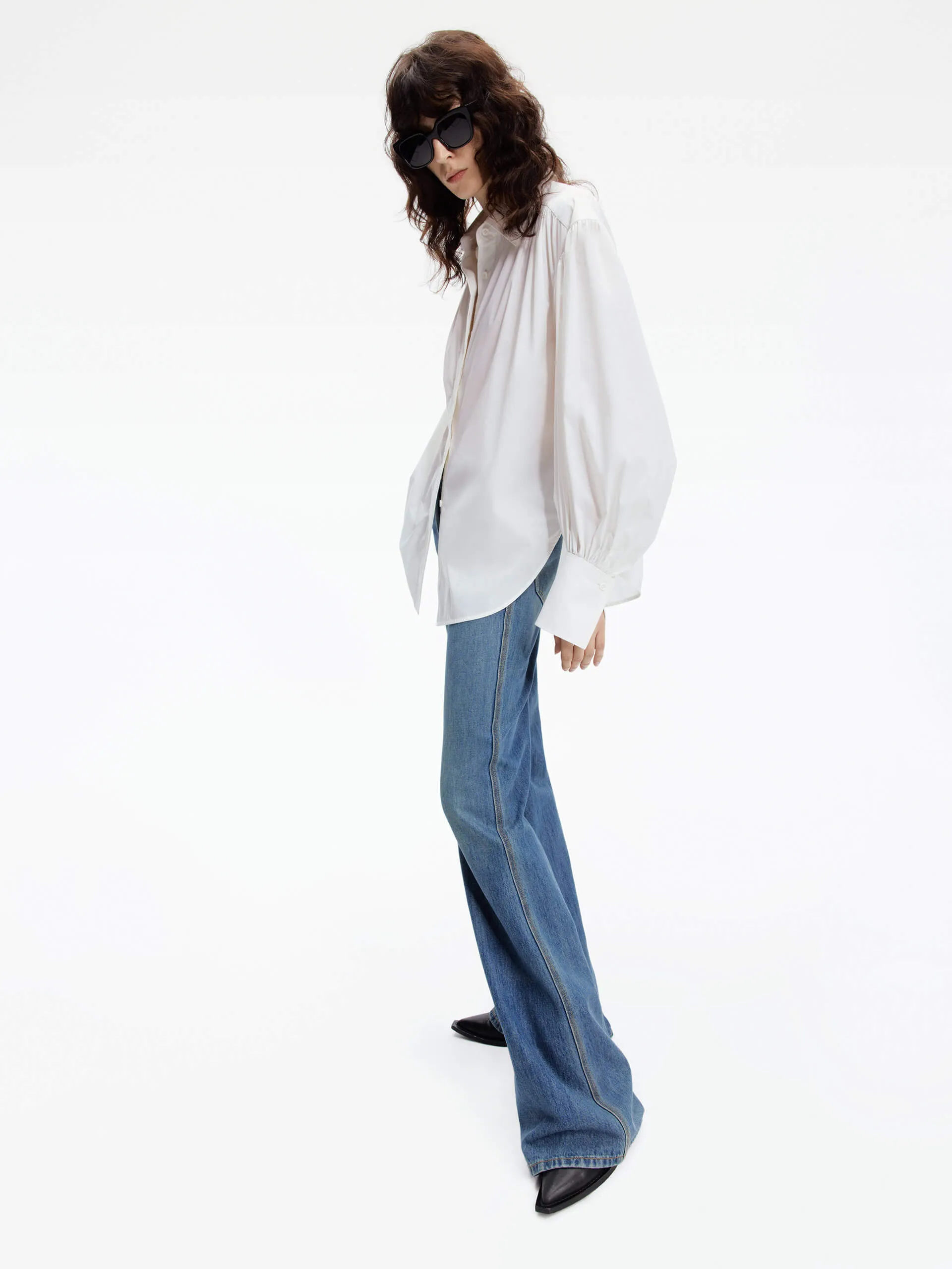 Loose Puff Sleeves Shirt
