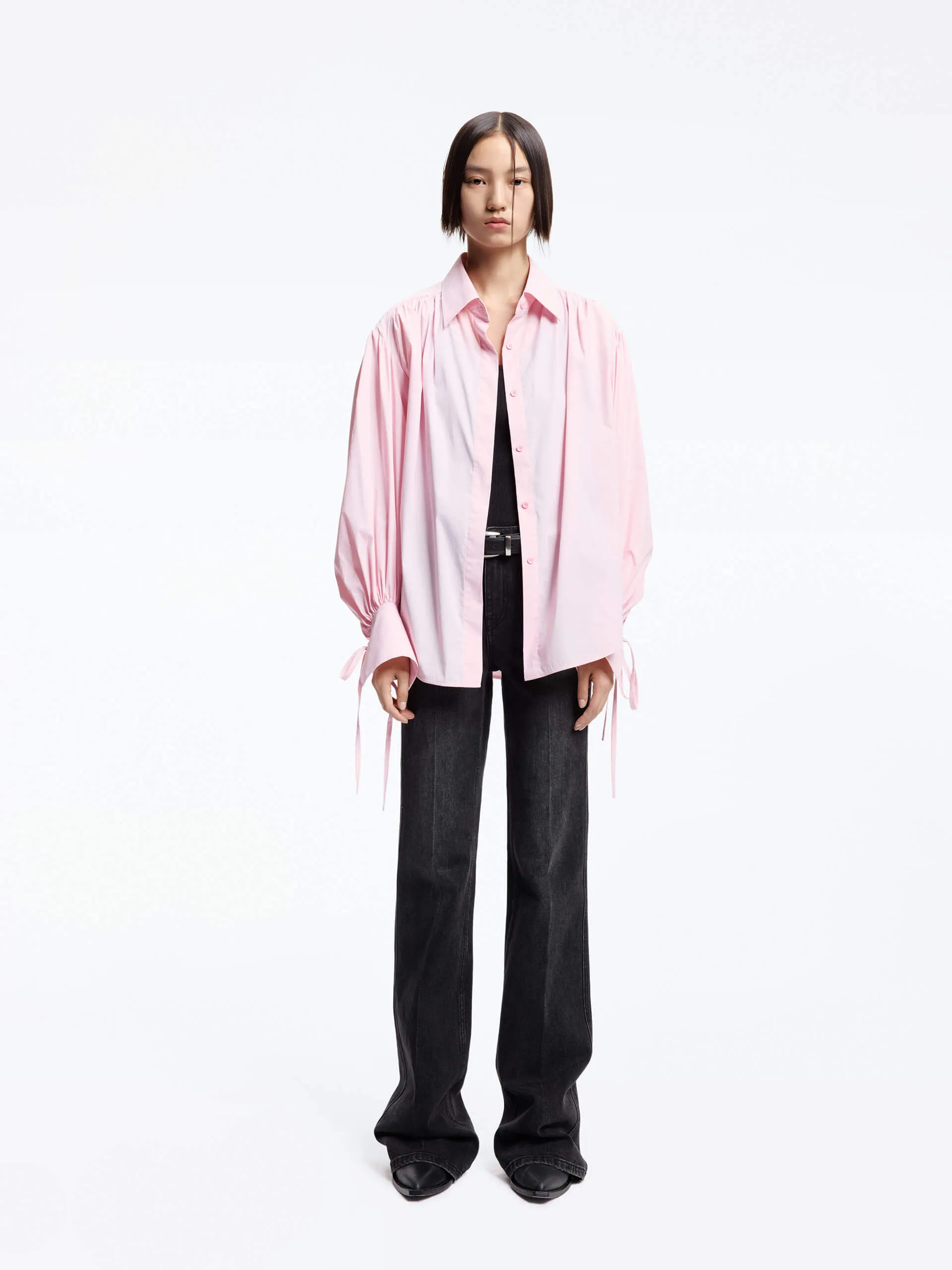 Loose Puff Sleeves Shirt