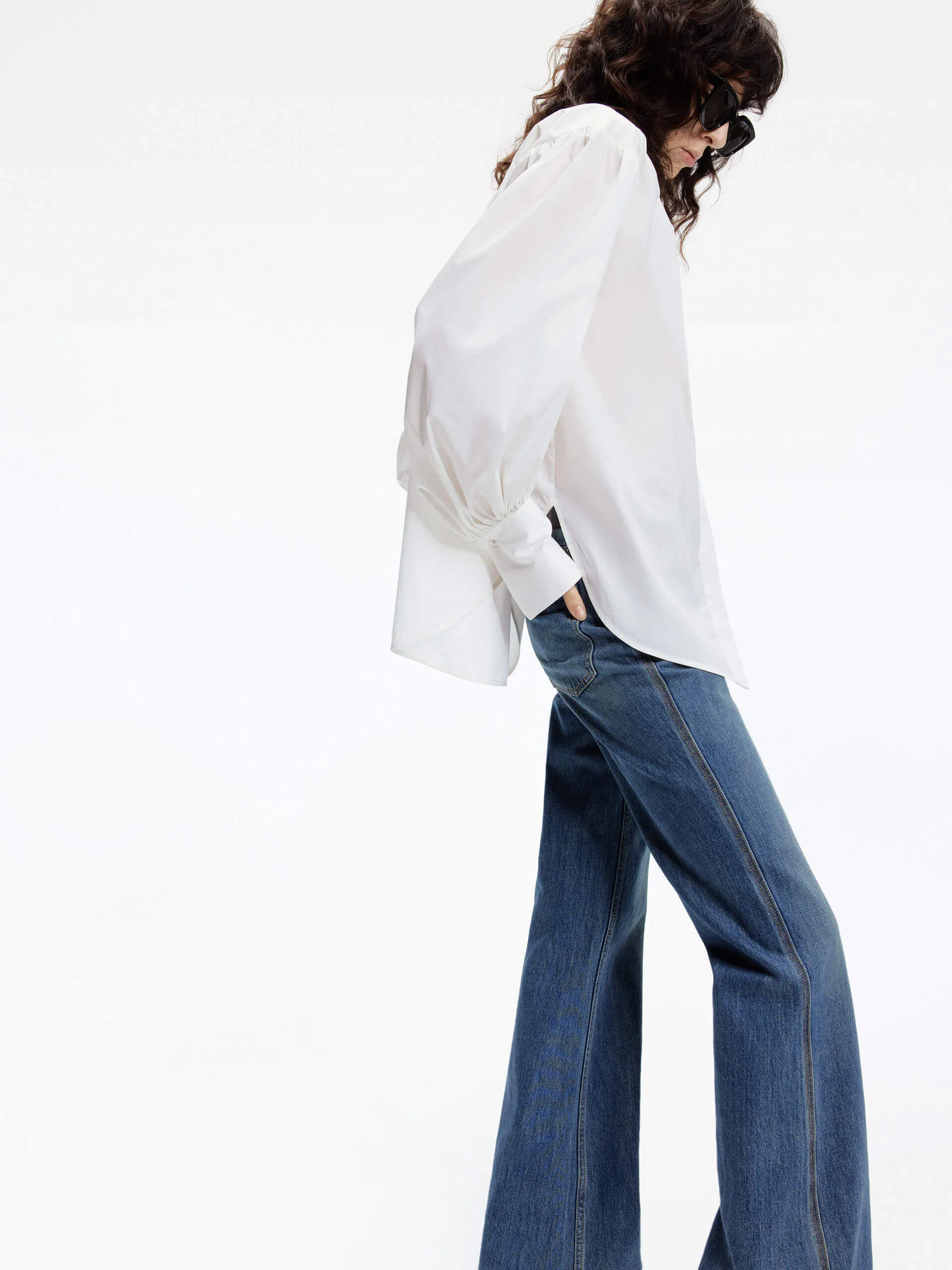 Loose Puff Sleeves Shirt