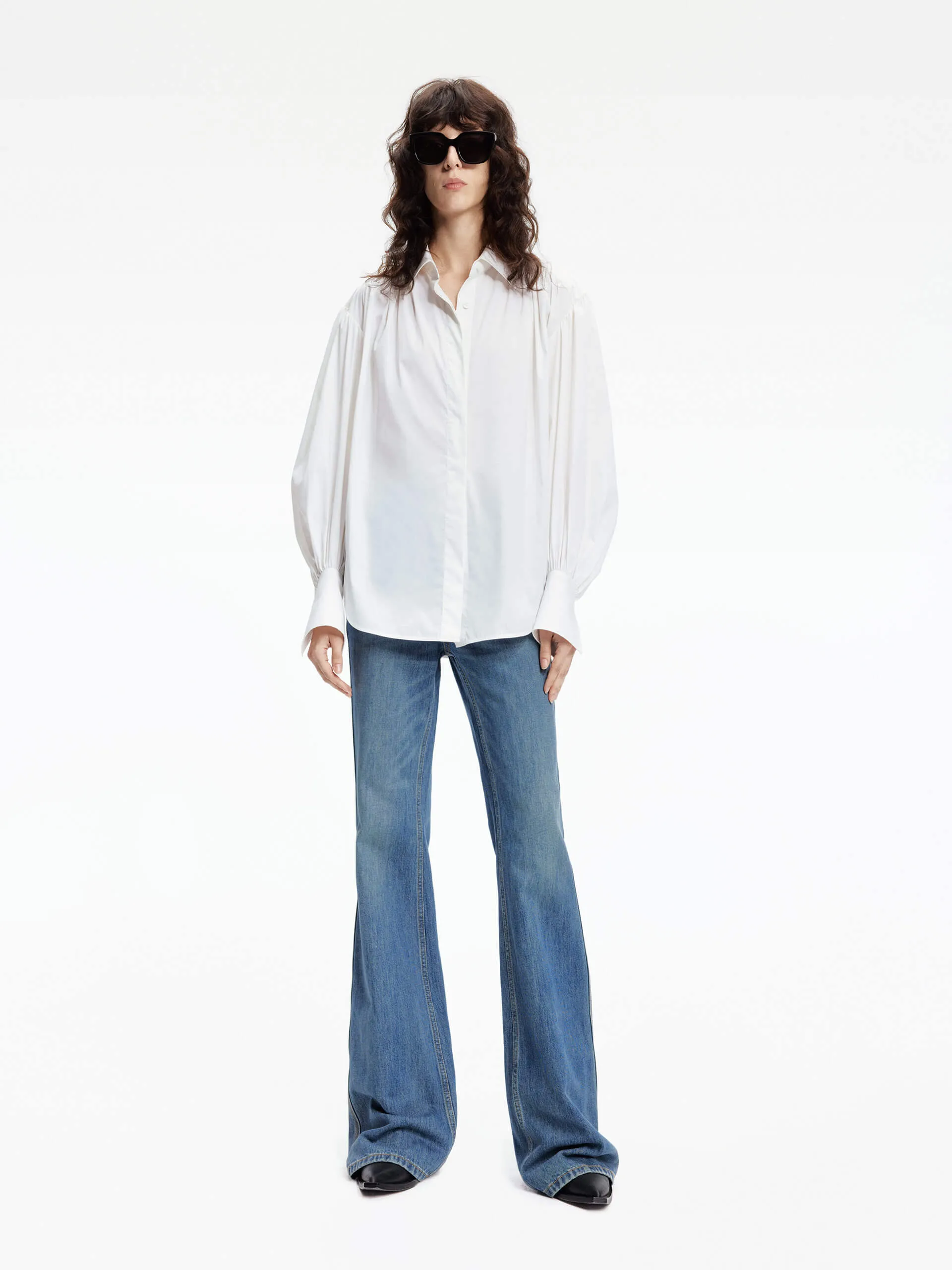 Loose Puff Sleeves Shirt
