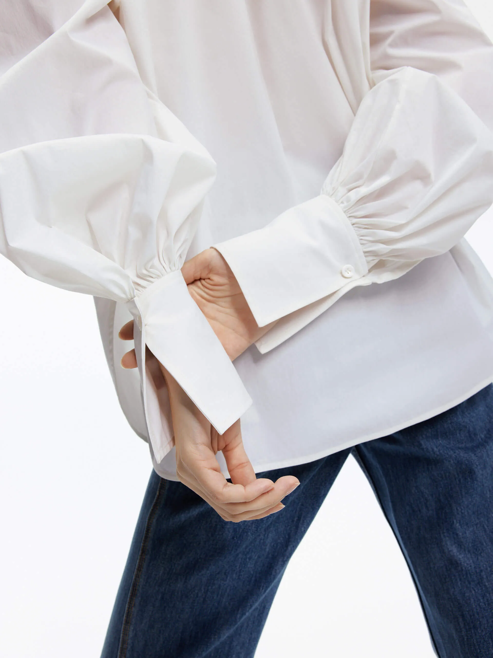 Loose Puff Sleeves Shirt