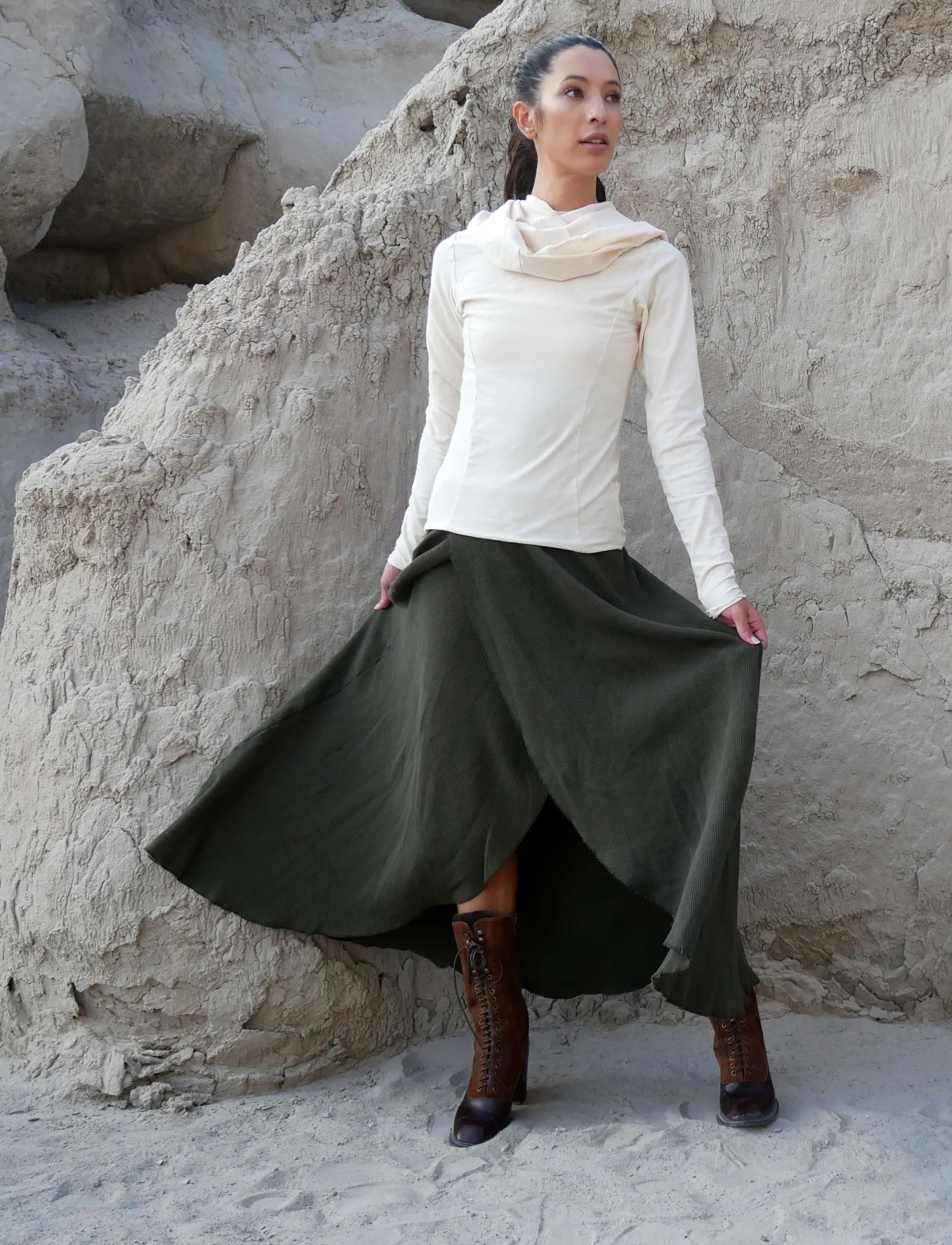 Lotus Long Skirt