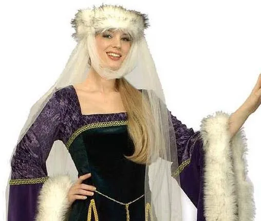 Medieval Lady Deluxe Womens Fancy Dress Costume
