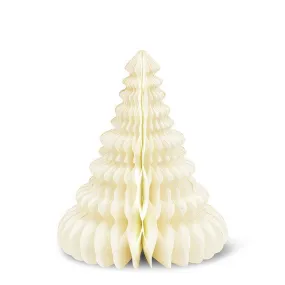 Medium Pleated Fancy Tree in Ivory