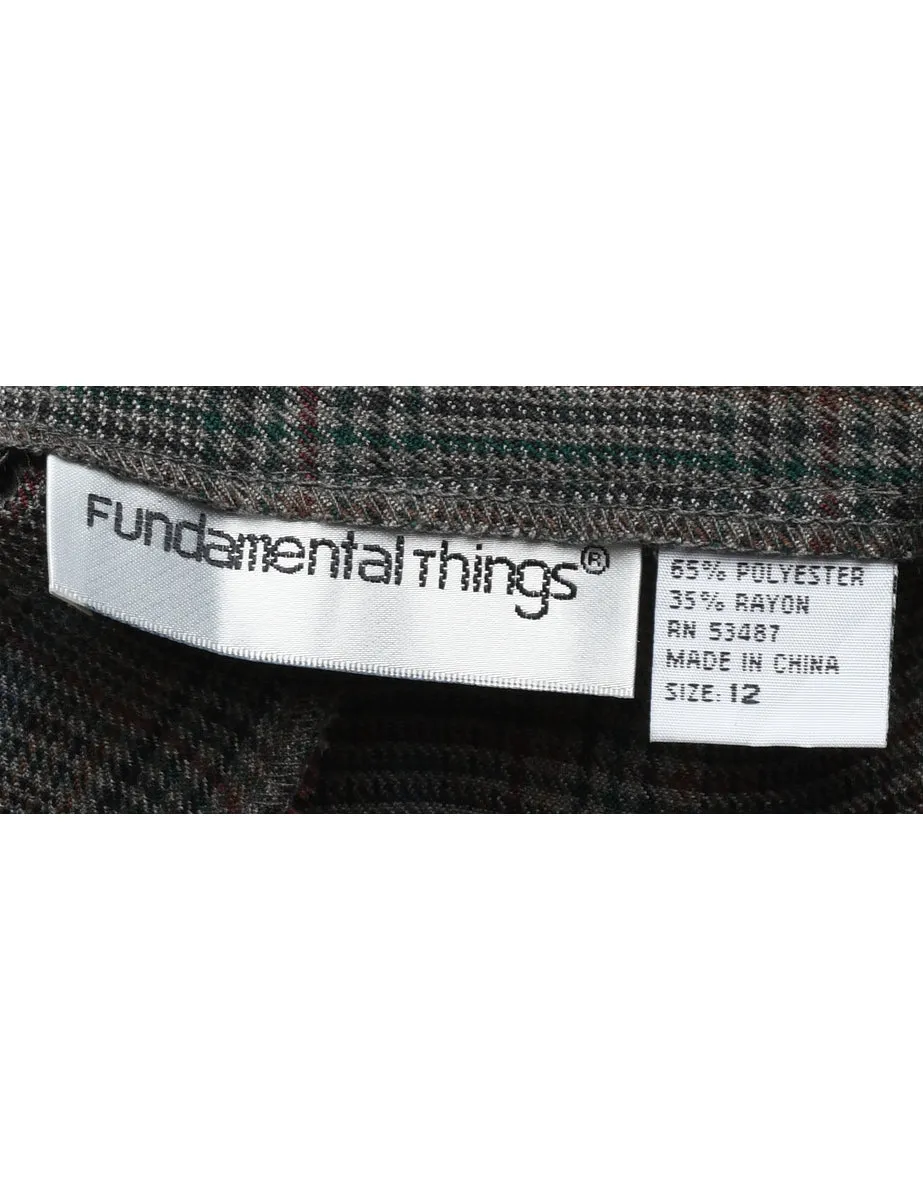 Multi-colour Dogtooth Trousers - W28 L28