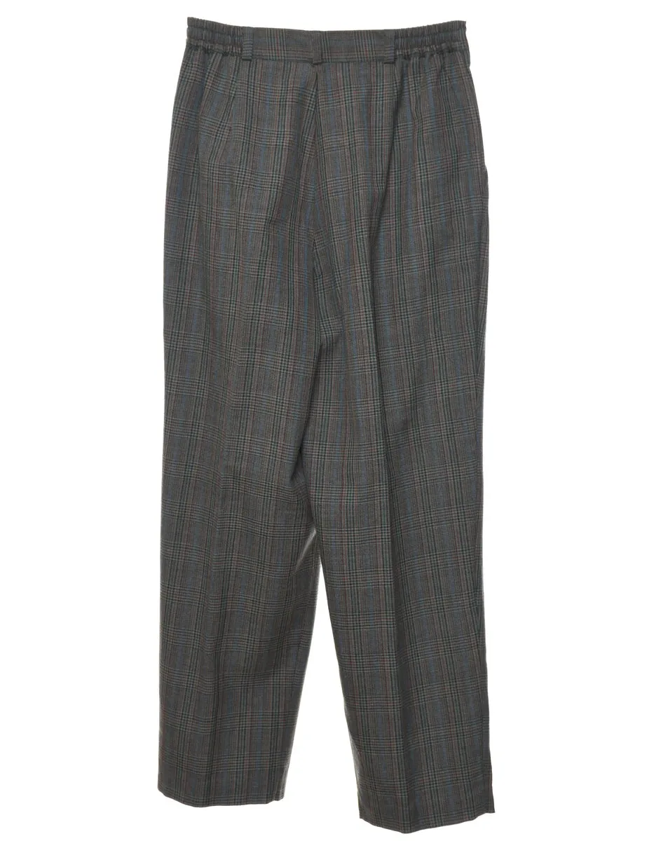 Multi-colour Dogtooth Trousers - W28 L28