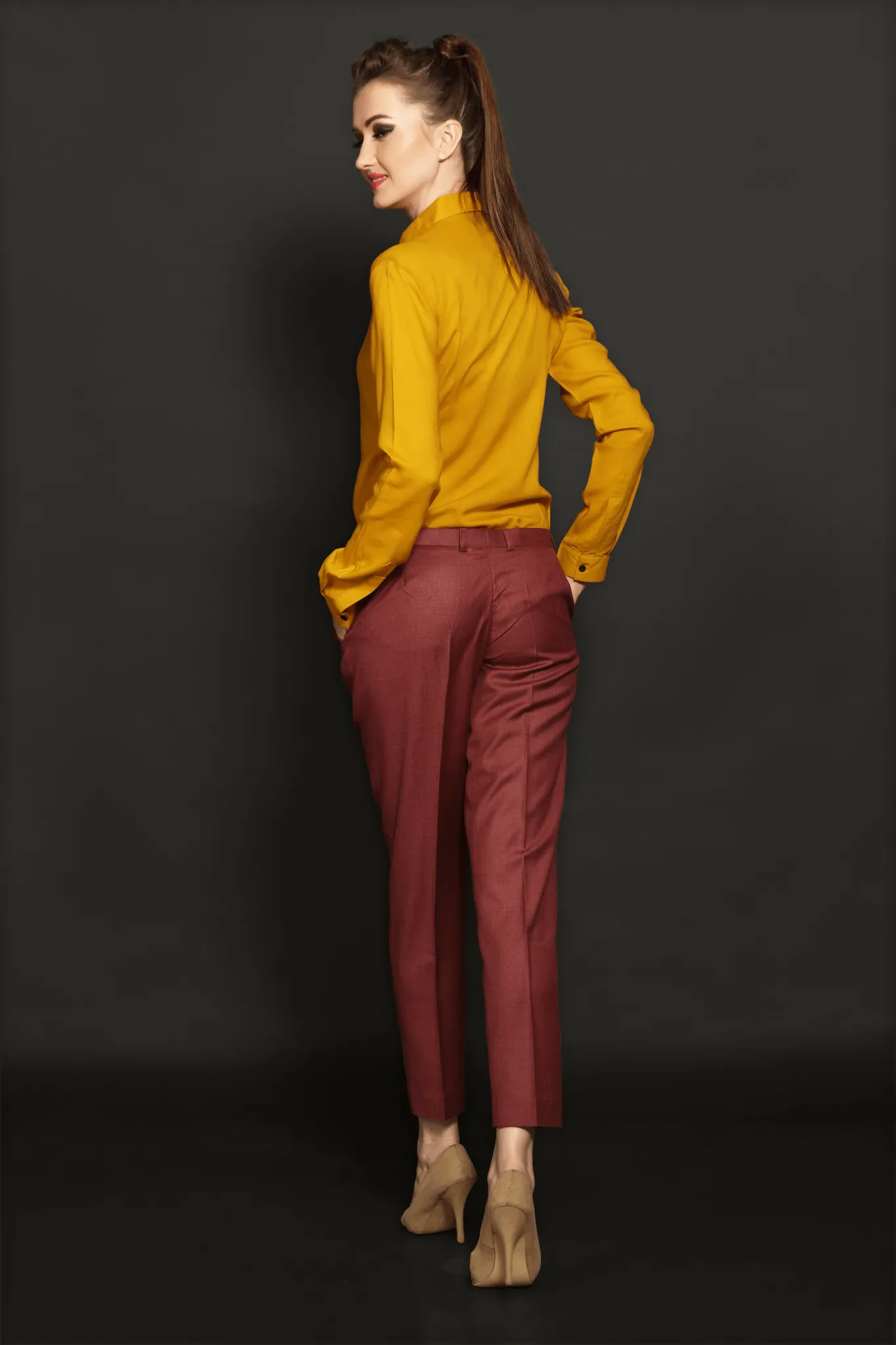 Mustard Panel Shirt