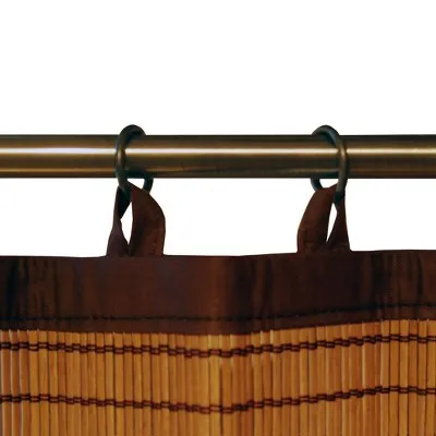 Open Box - 48"x12" Bamboo Window Valance Light Brown - Versailles Home Fashions