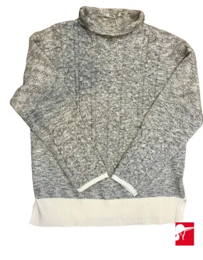 OST two-tone cable sweater NEW size S