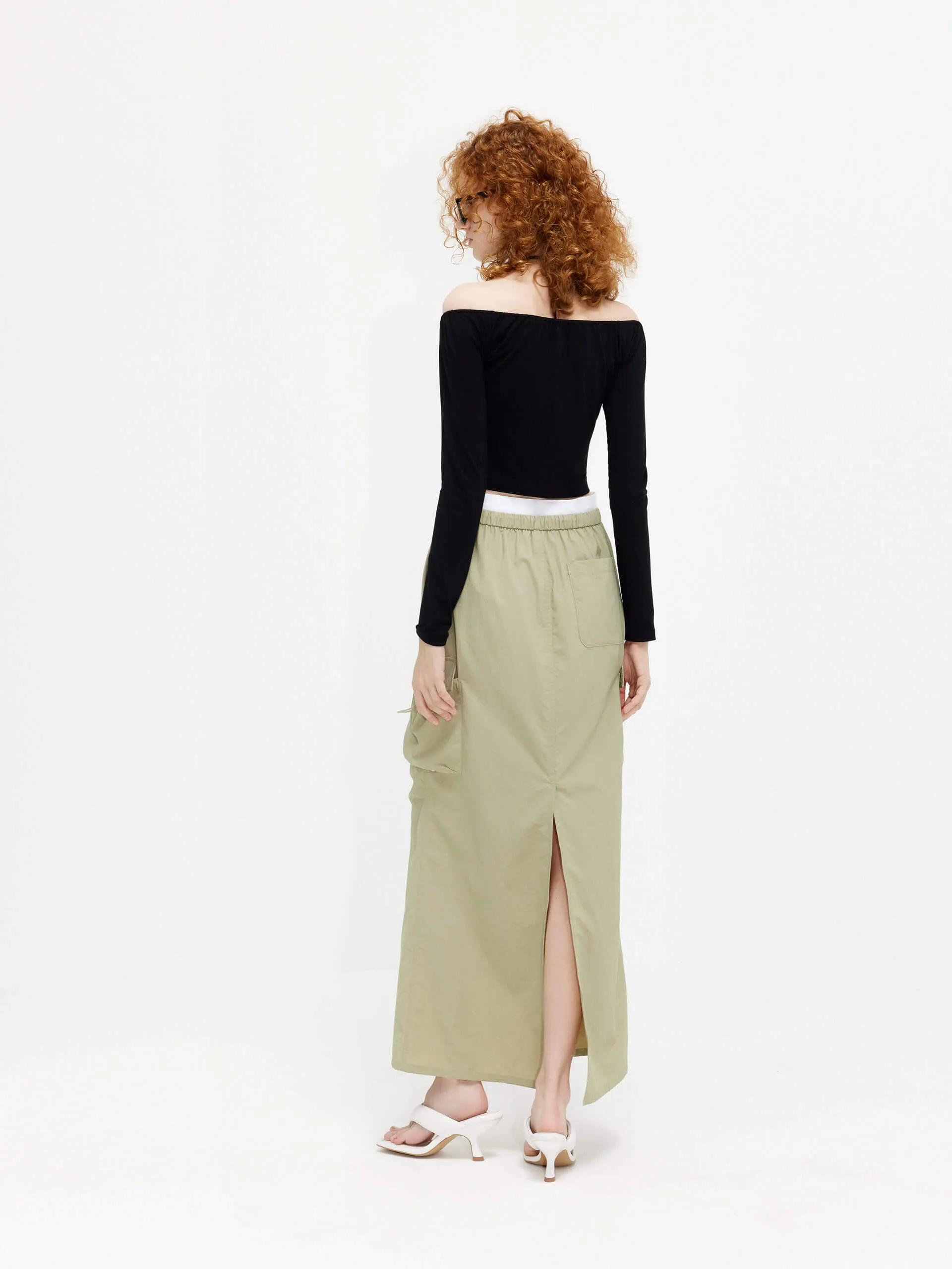 Pleated Halterneck Top