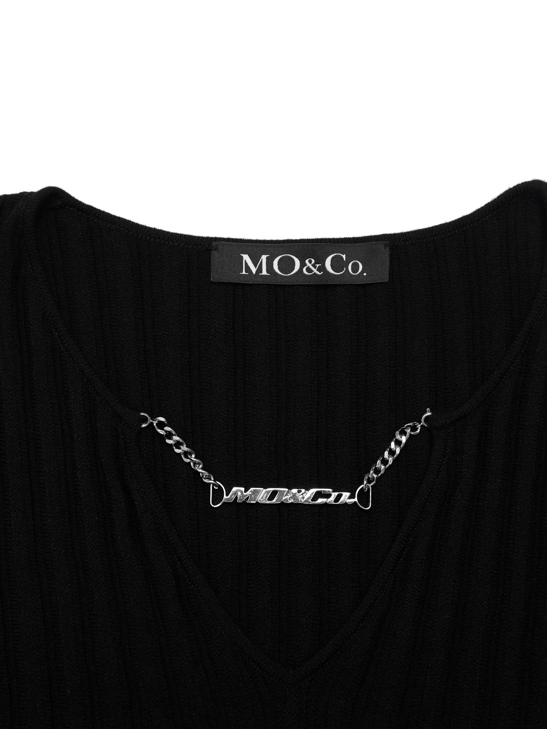 Pleated Hem Knitted Dress