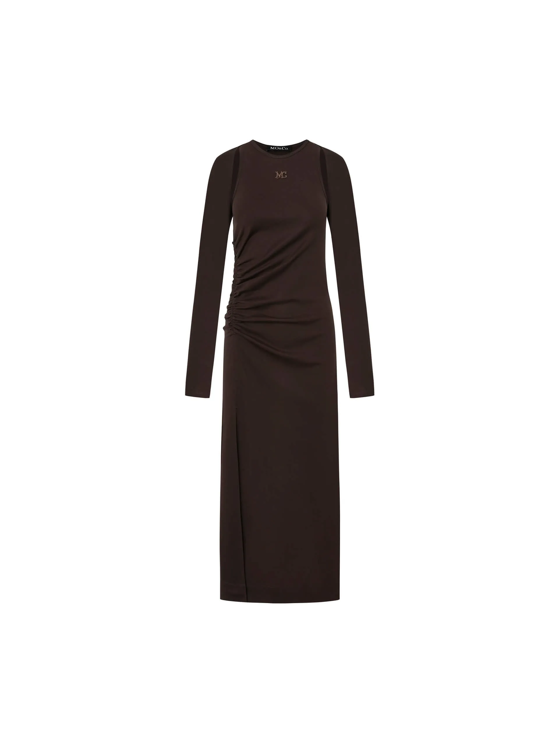 Pleated Side Bolero Dress