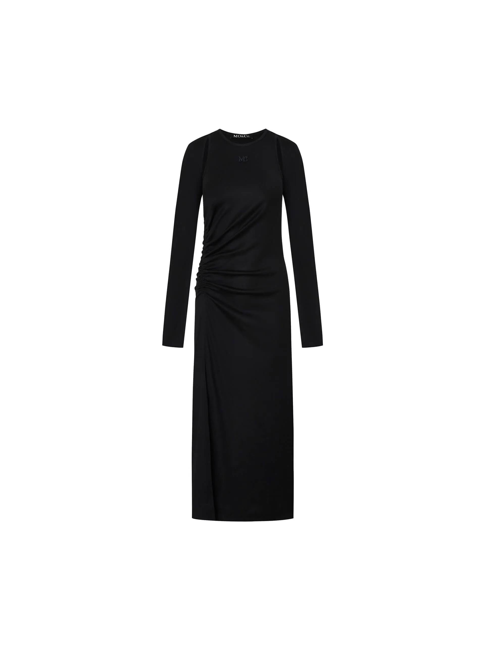 Pleated Side Bolero Dress