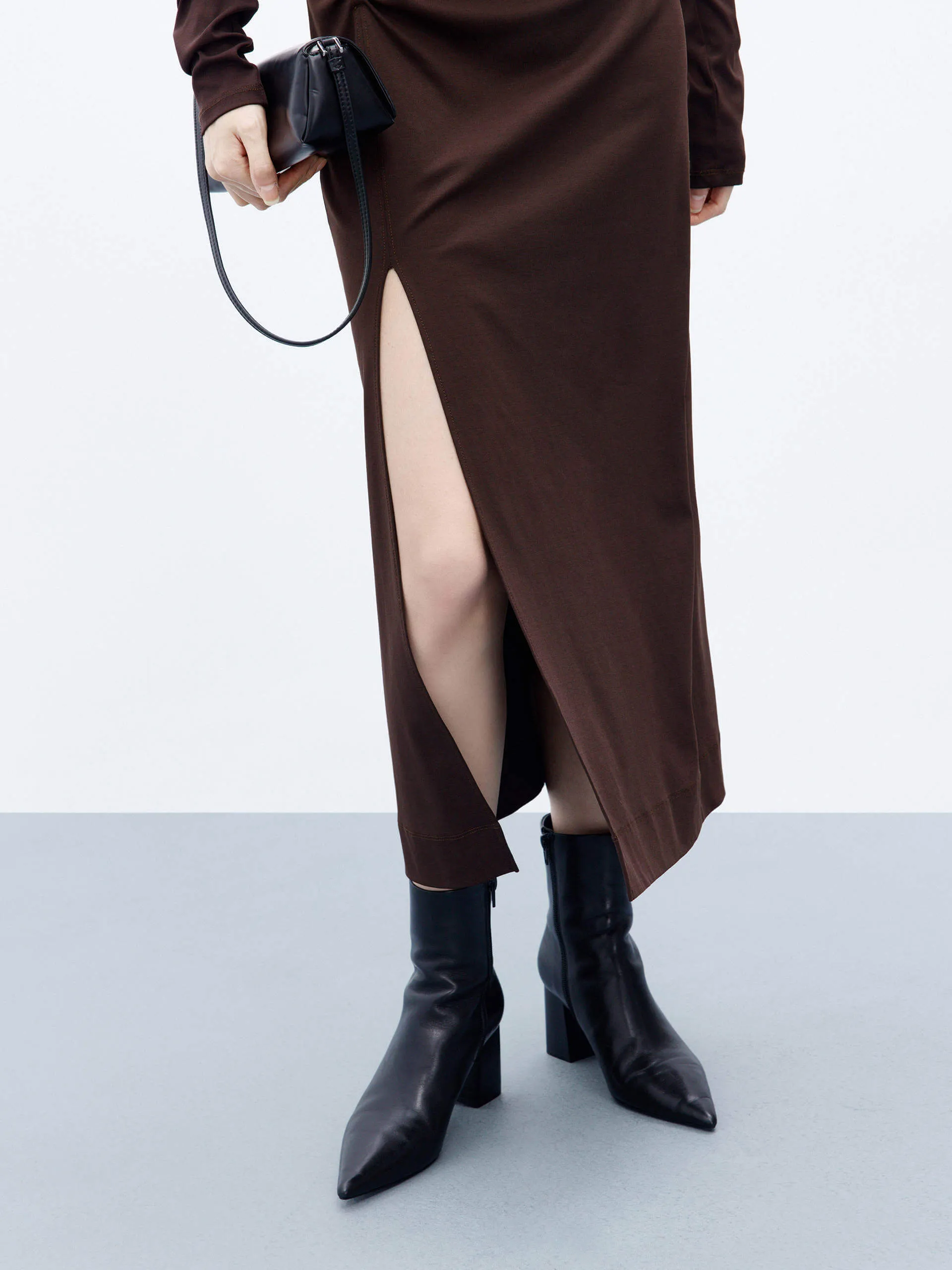 Pleated Side Bolero Dress