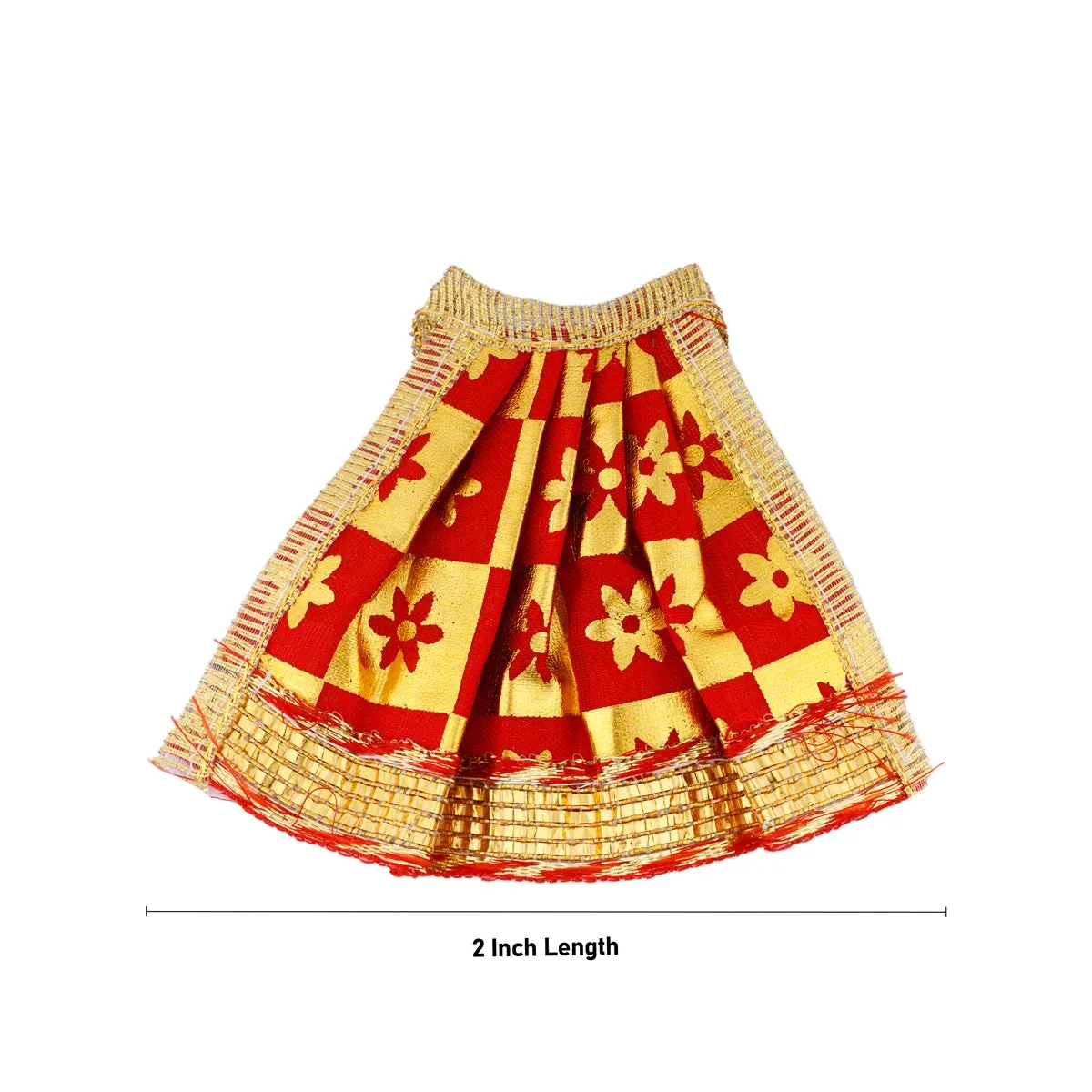 Radha Krishna Dress Set - 2 Inches | Krishna And Radha Dress/ Krishna Radha Costume for Deity