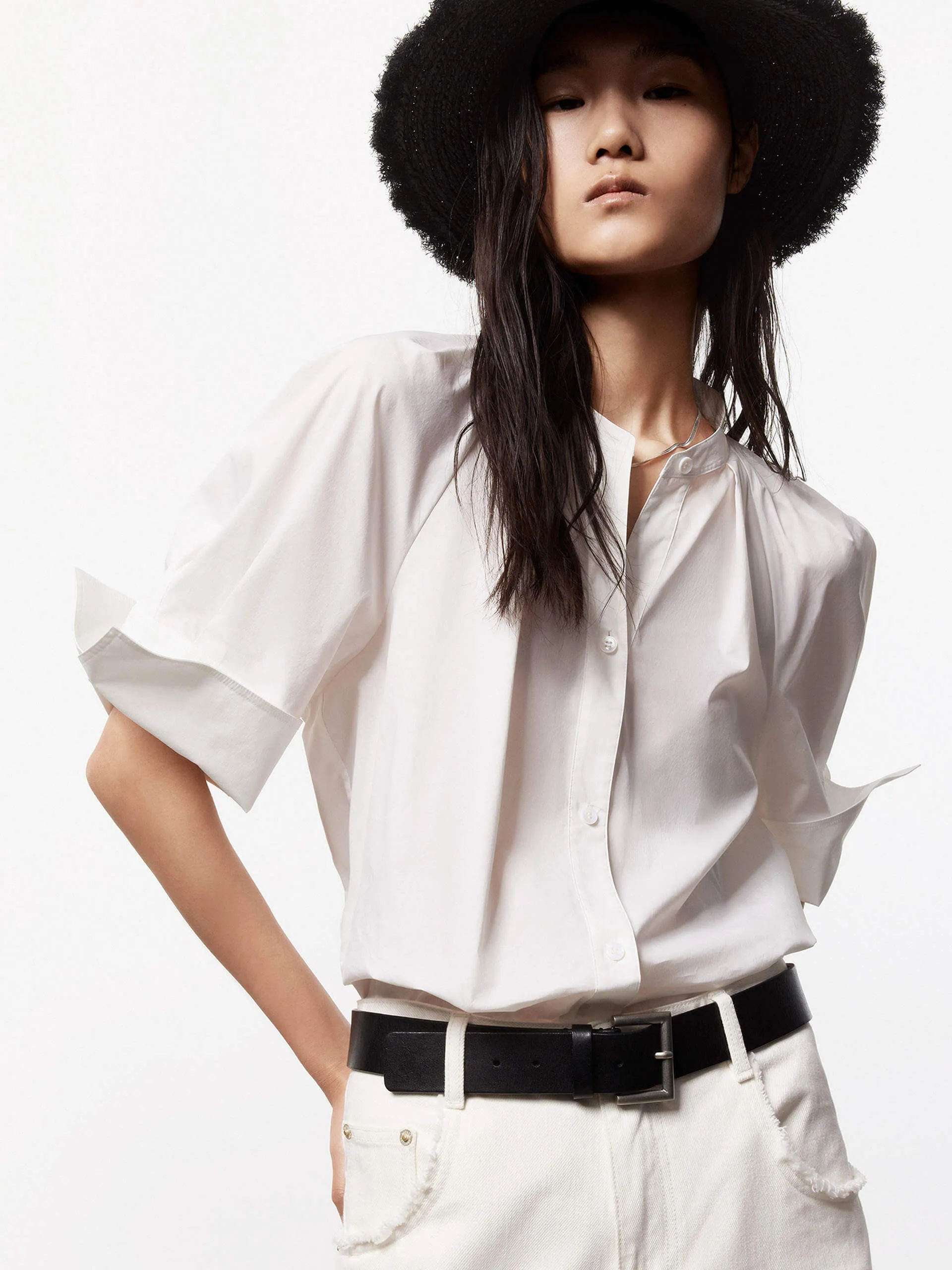 Regular Raglan Sleeves Blouse