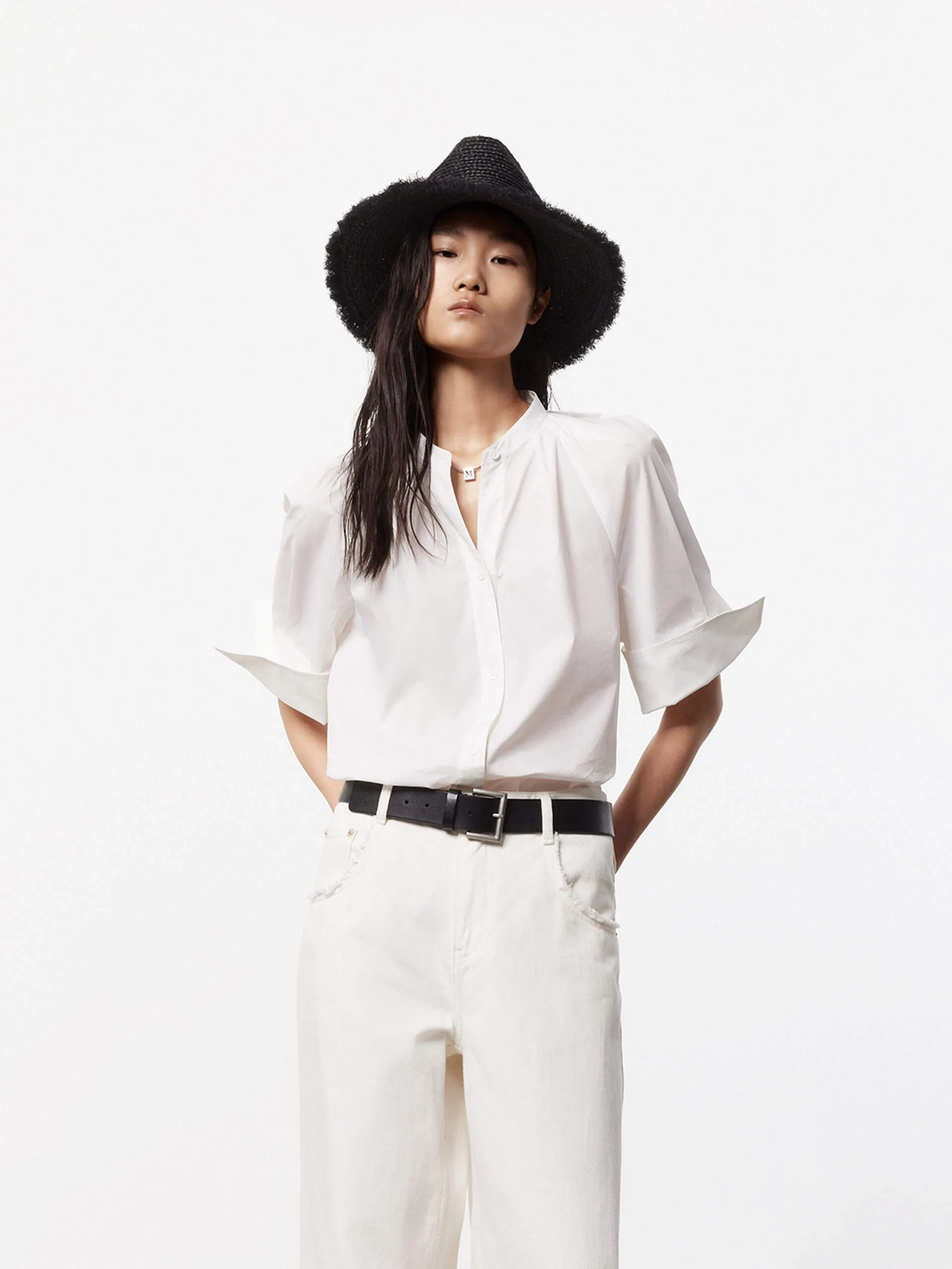 Regular Raglan Sleeves Blouse