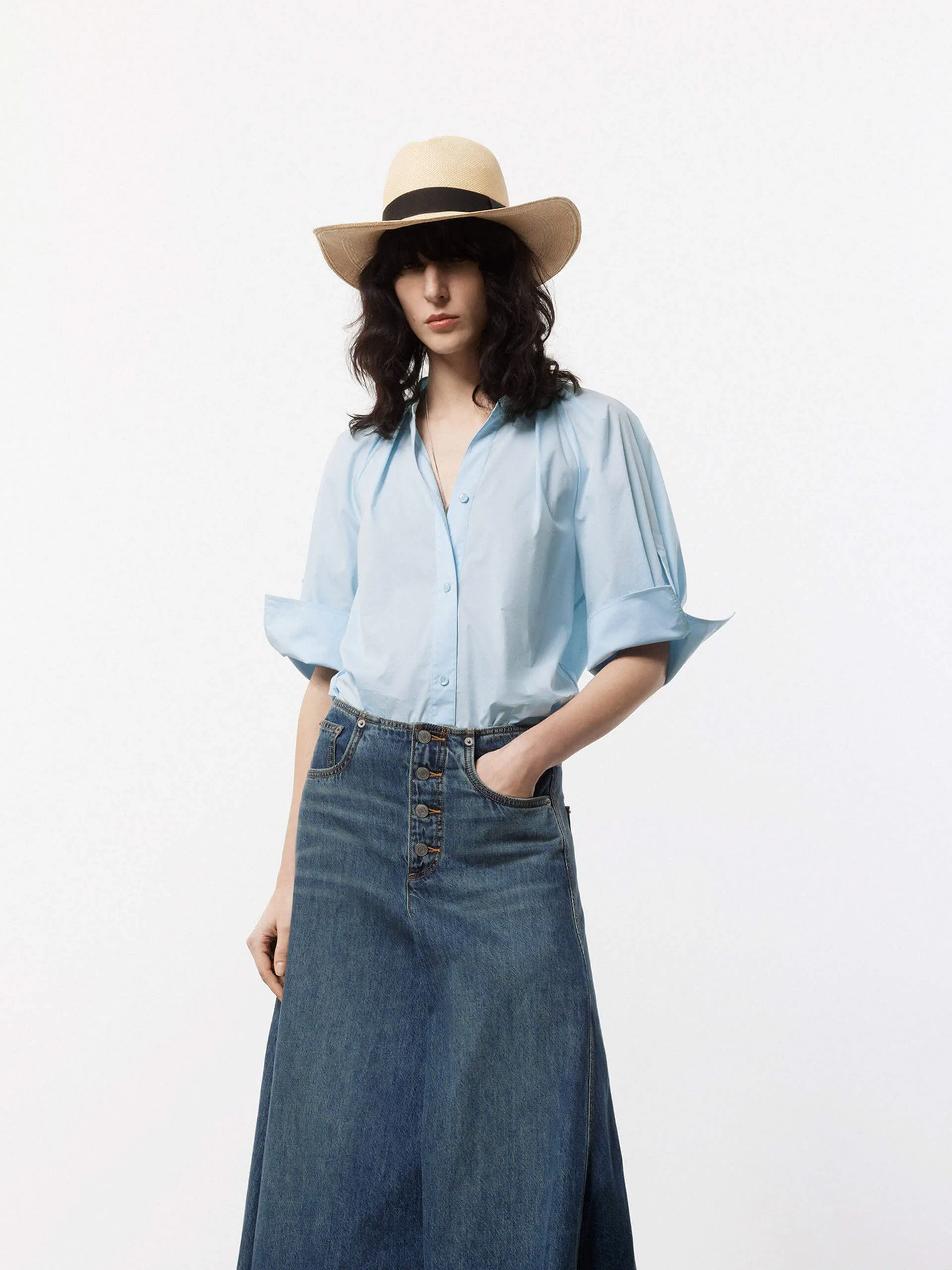 Regular Raglan Sleeves Blouse