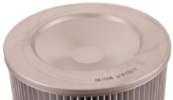 Round 12.8in x 26in Open/Closed Dust Collector Cartridge, Spunbond Polyester w/ Aluminum Coating