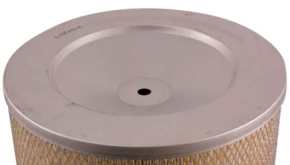 Round 12.8in x 26in Open/Closed w/Bolt Hole Dust Collector Cartridge, 80/20 Blended Paper and Outer Metal Screen