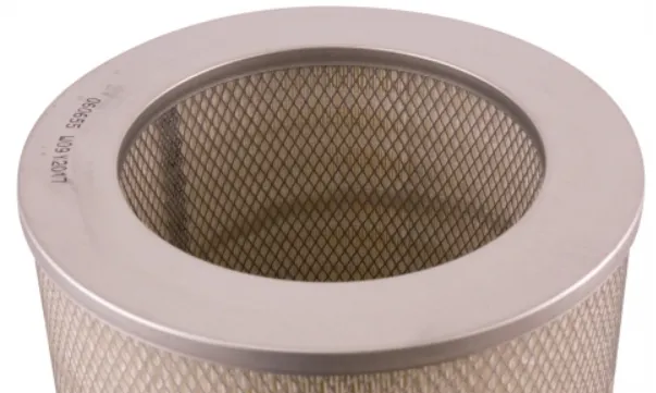 Round 12.8in x 26in Open/Open Dust Collector Cartridge, FR Treated, 80/20 Blended Paper w/ Nanofiber and Outer Metal Screen