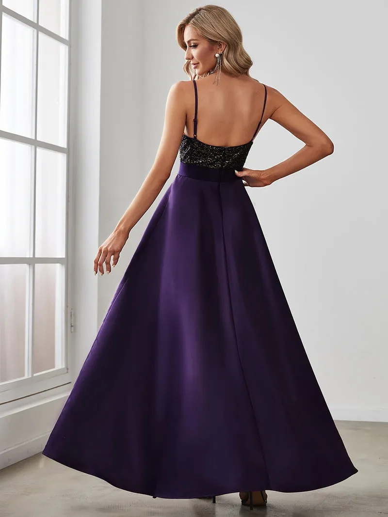 Sparkly Beads Women's Prom Dress