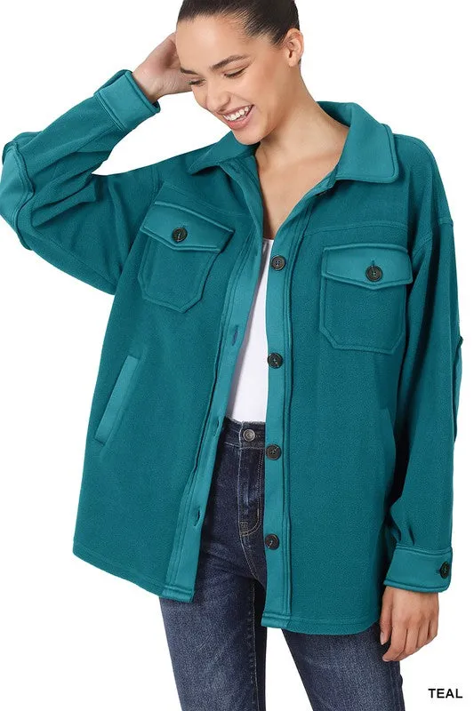ZE258 - FLEECE SHACKET